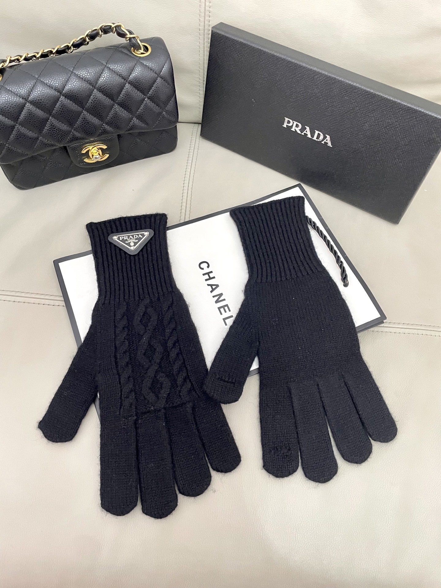 Cheap New Arrivals Prada Gloves in 218687, $40 USD- [IB218687] - Replica Gloves