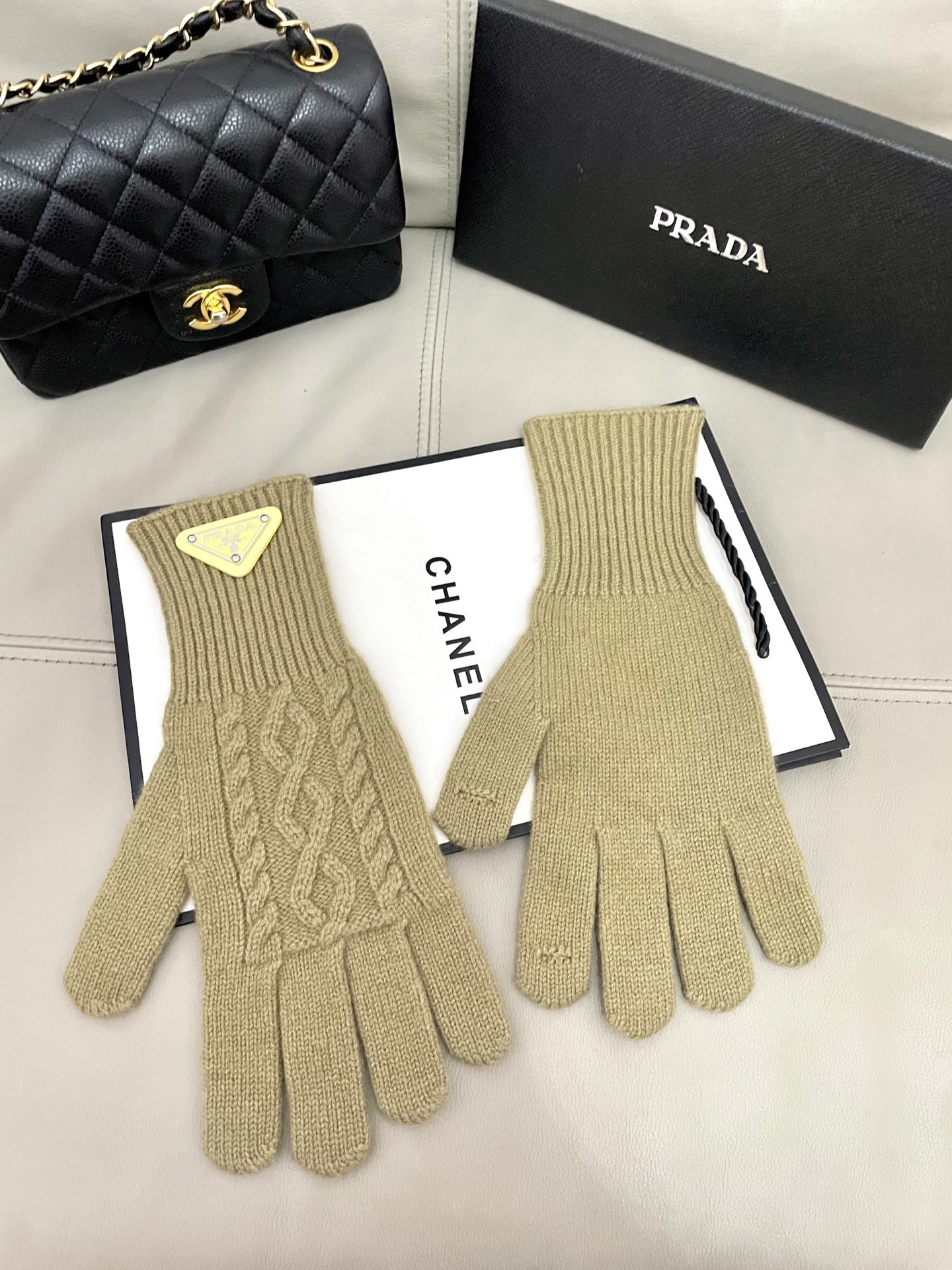 Cheap New Arrivals Prada Gloves in 218688, $40 USD- [IB218688] - Replica Gloves