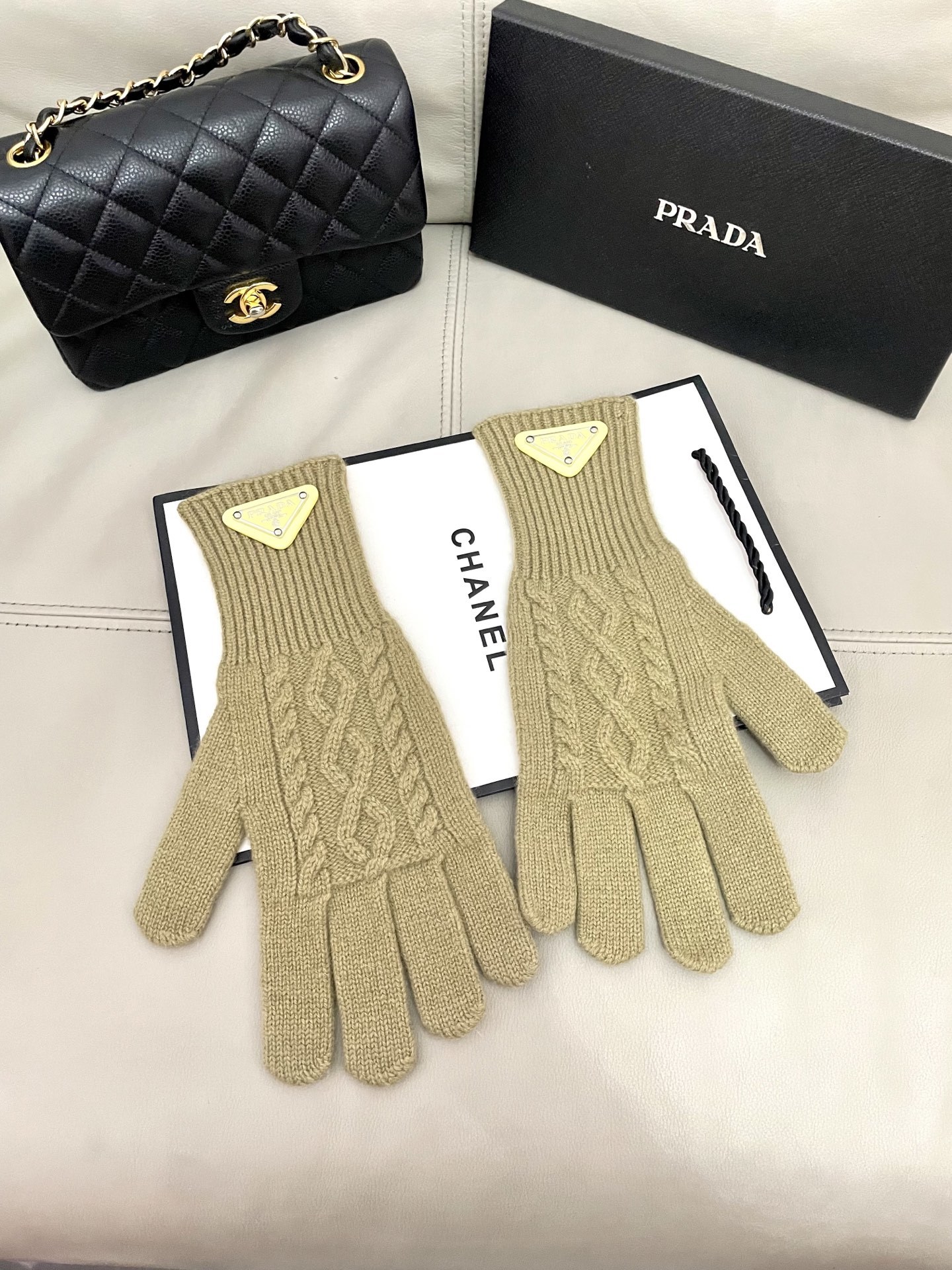Cheap New Arrivals Prada Gloves in 218688, $40 USD- [IB218688] - Replica Gloves