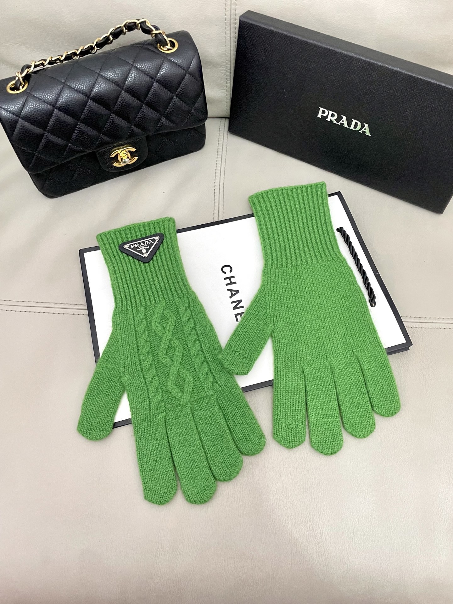 Cheap New Arrivals Prada Gloves in 218689, $40 USD- [IB218689] - Replica Gloves