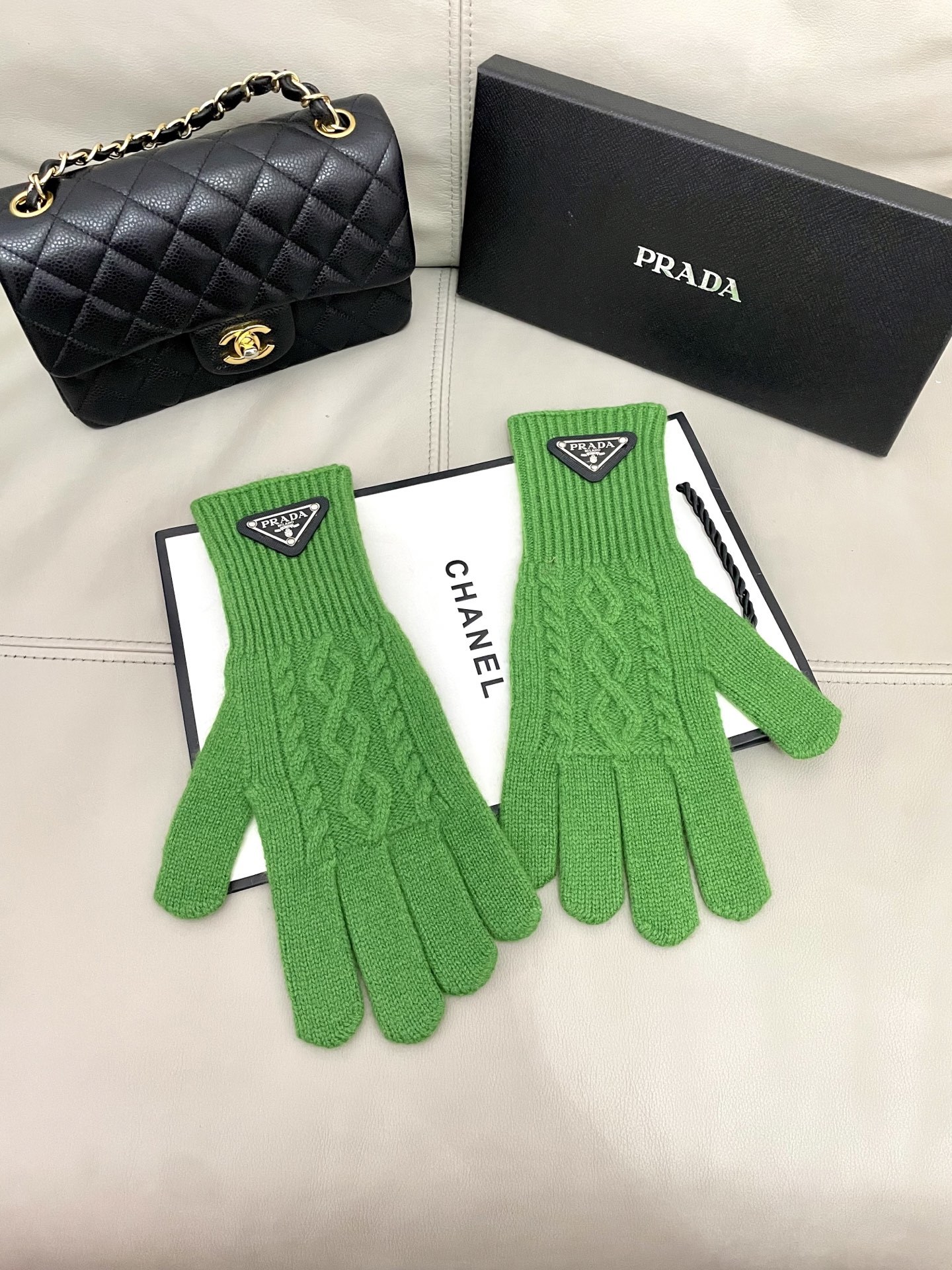 Cheap New Arrivals Prada Gloves in 218689, $40 USD- [IB218689] - Replica Gloves