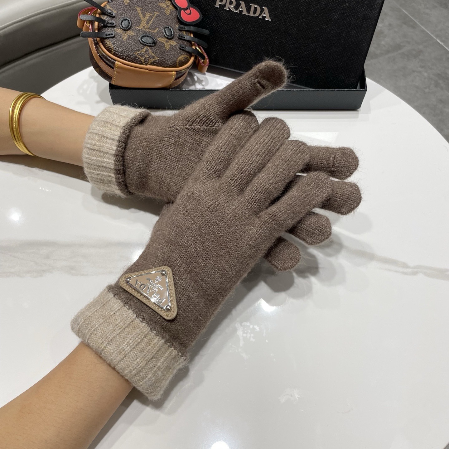 Cheap New Arrivals Prada Gloves in 218690, $40 USD- [IB218690] - Replica Gloves
