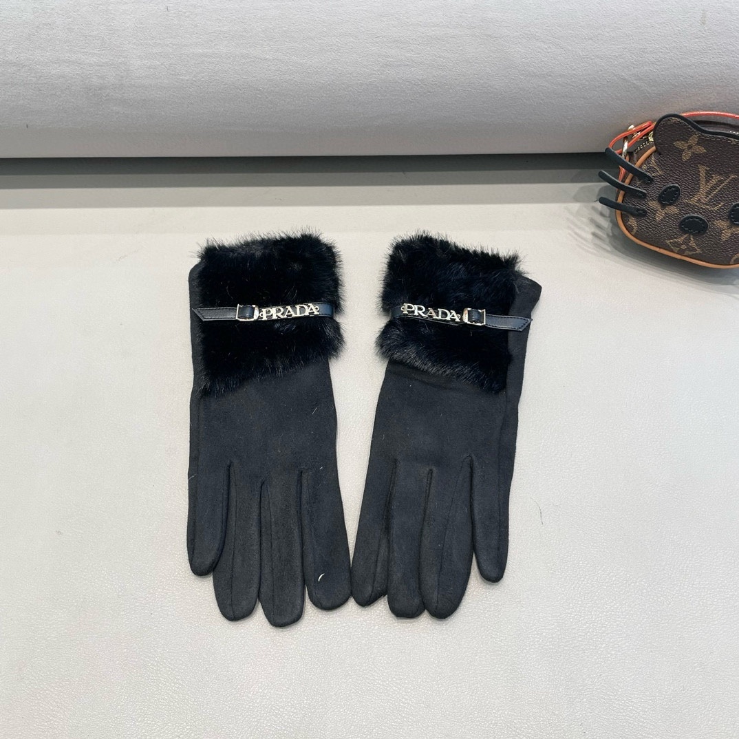 Cheap New Arrivals Prada Gloves in 218693, $45 USD- [IB218693] - Replica Gloves