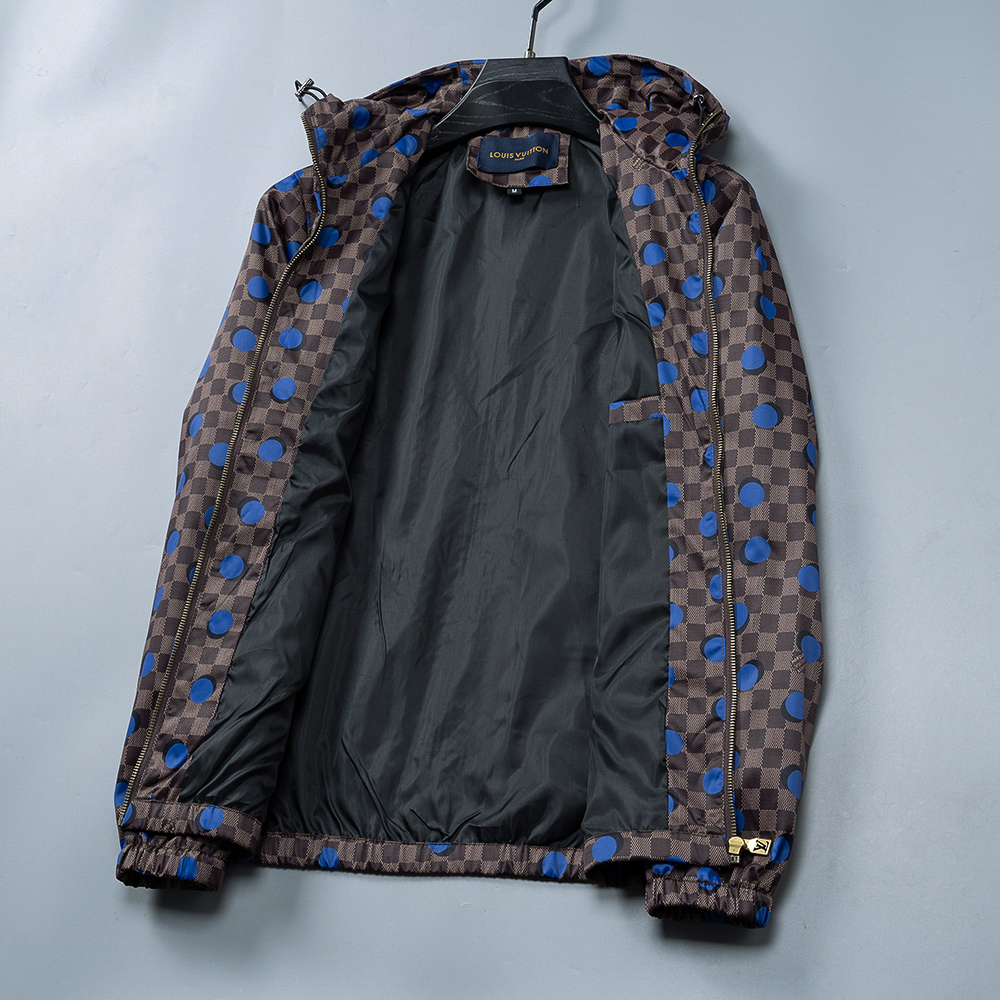 Cheap Louis Vuitton Thin Jackets For Men in 218760, $65 USD- [IB218760] - Replica Louis Vuitton Thin Jackets For Men