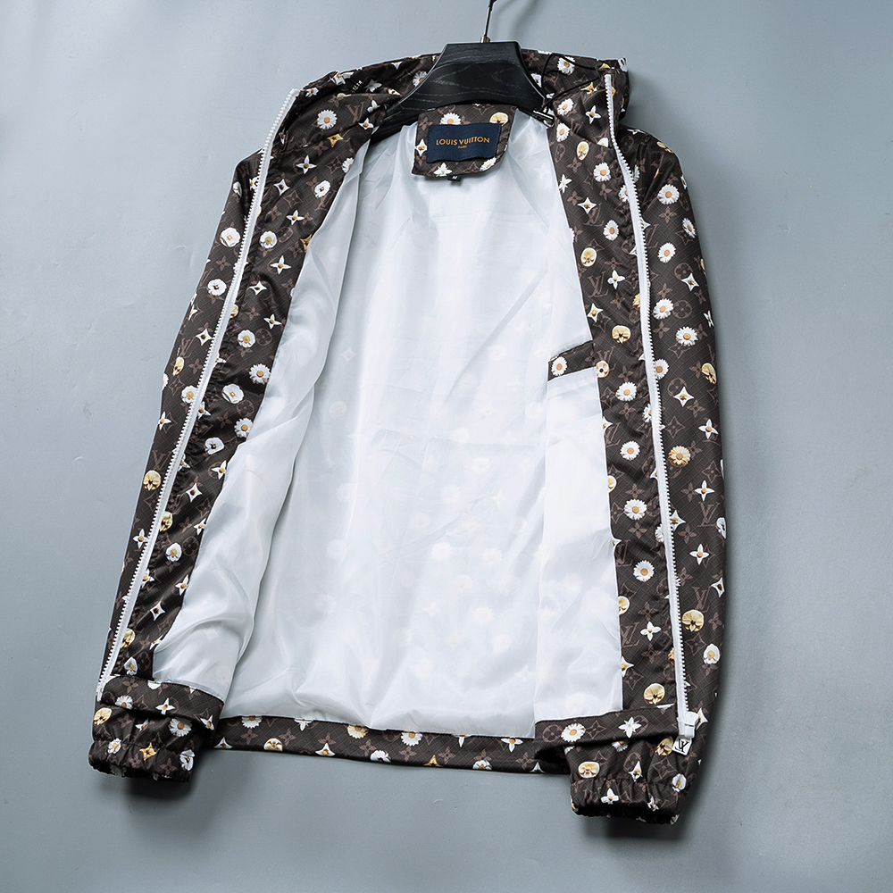 Cheap Louis Vuitton Thin Jackets For Men in 218761, $65 USD- [IB218761] - Replica Louis Vuitton Thin Jackets For Men