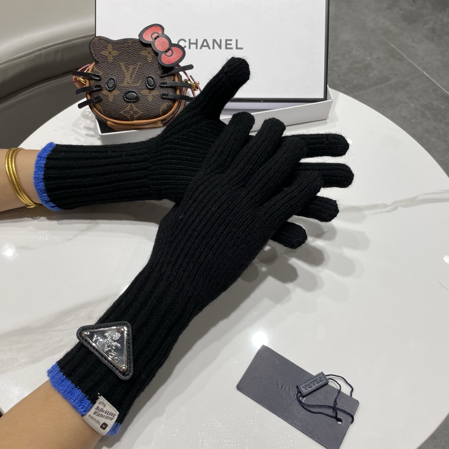 Cheap New Arrivals Prada Gloves in 218773, $40 USD- [IB218773] - Replica Gloves