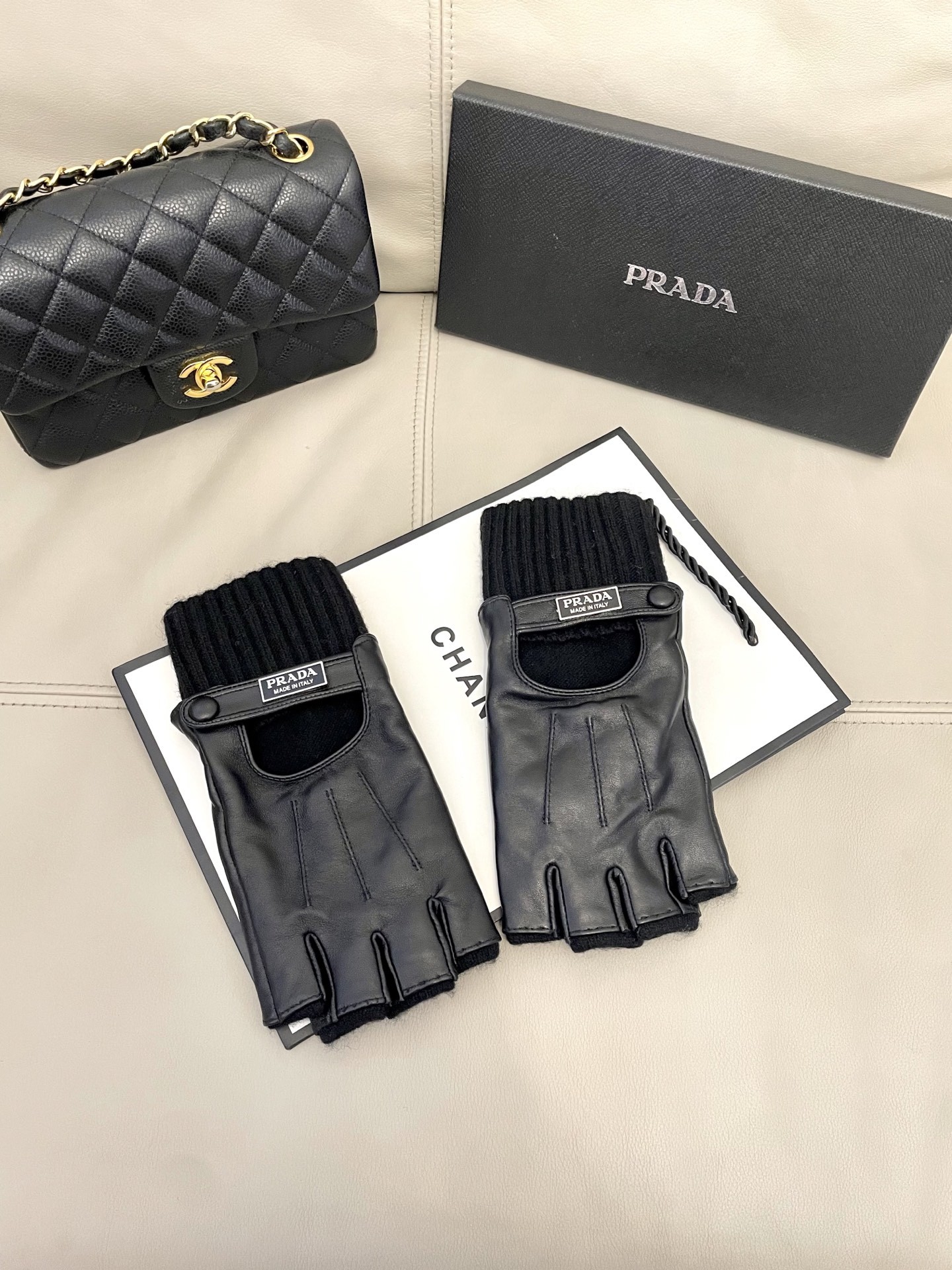Cheap New Arrivals Prada Gloves in 218775, $40 USD- [IB218775] - Replica Gloves