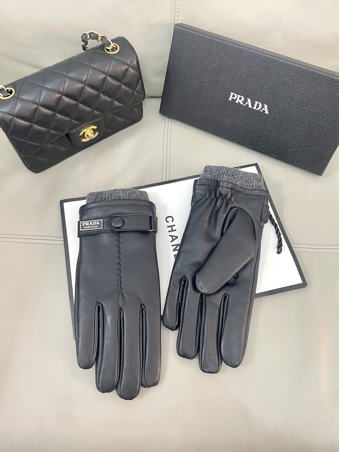 Cheap New Arrivals Prada Gloves in 218780, $45 USD- [IB218780] - Replica Gloves