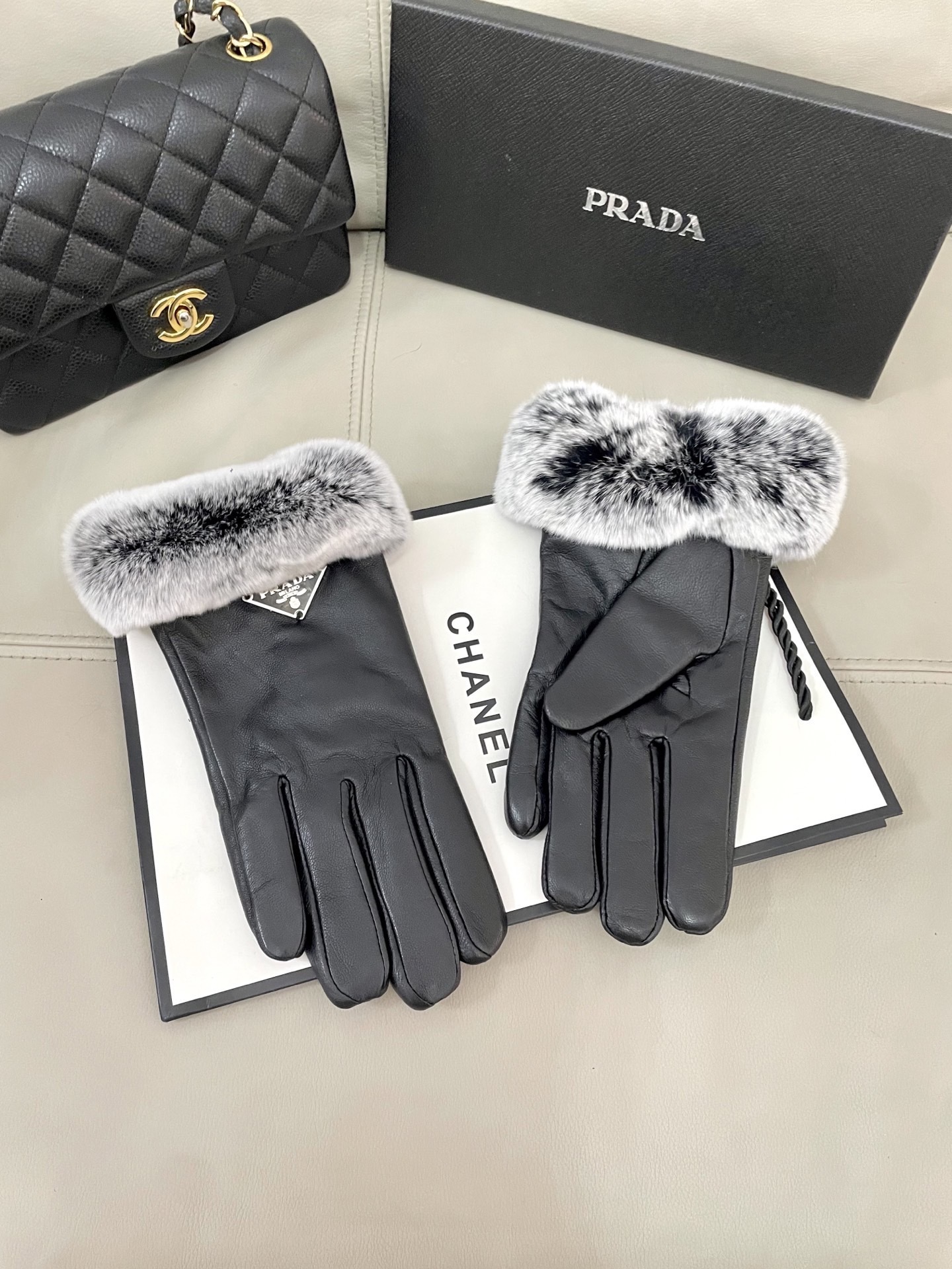Cheap New Arrivals Prada Gloves in 218781, $45 USD- [IB218781] - Replica Gloves