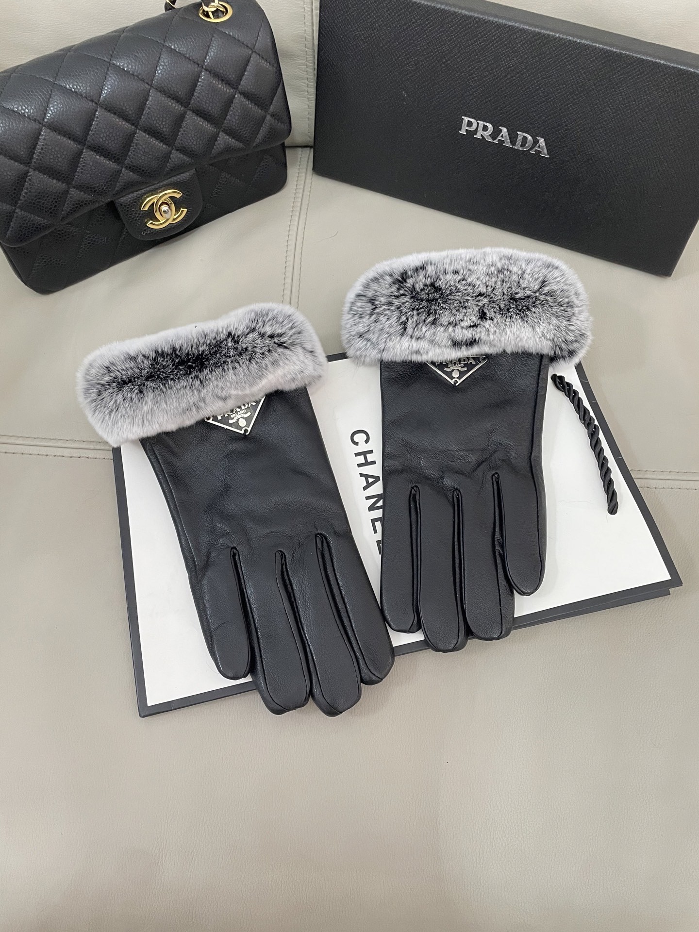 Cheap New Arrivals Prada Gloves in 218781, $45 USD- [IB218781] - Replica Gloves