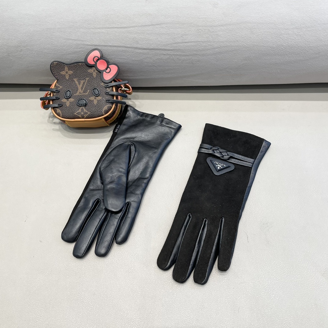 Cheap New Arrivals Prada Gloves in 218785, $45 USD- [IB218785] - Replica Gloves