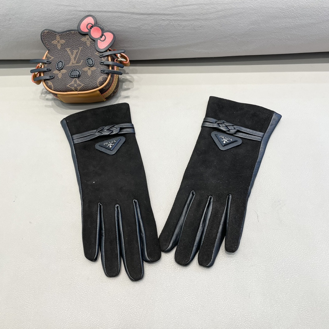 Cheap New Arrivals Prada Gloves in 218785, $45 USD- [IB218785] - Replica Gloves