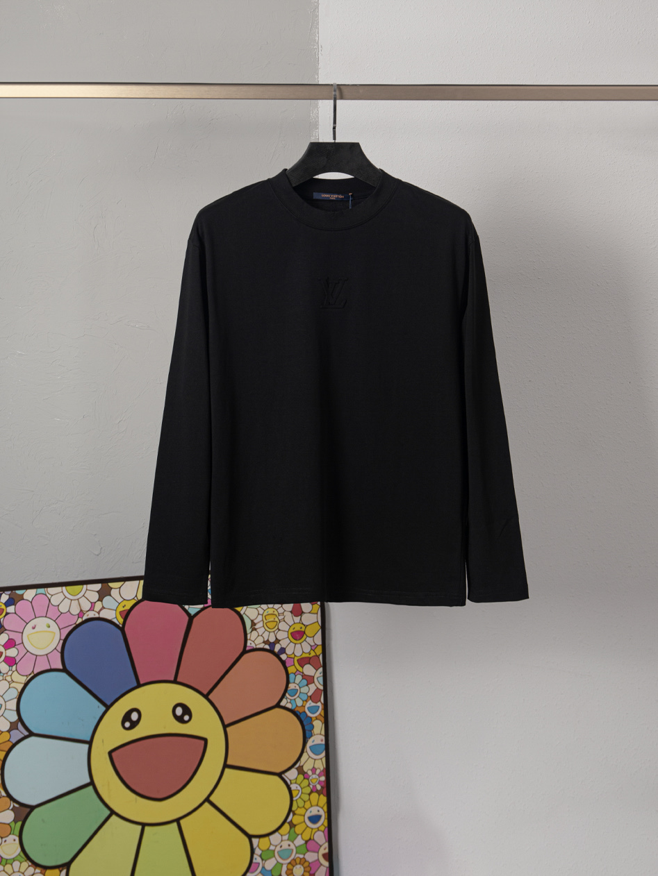 Cheap Louis Vuitton Long-Sleeved T-shirts for Men in 218798, $35 USD- [IB218798] - Replica Louis Vuitton Long-Sleeved T-shirts for Men