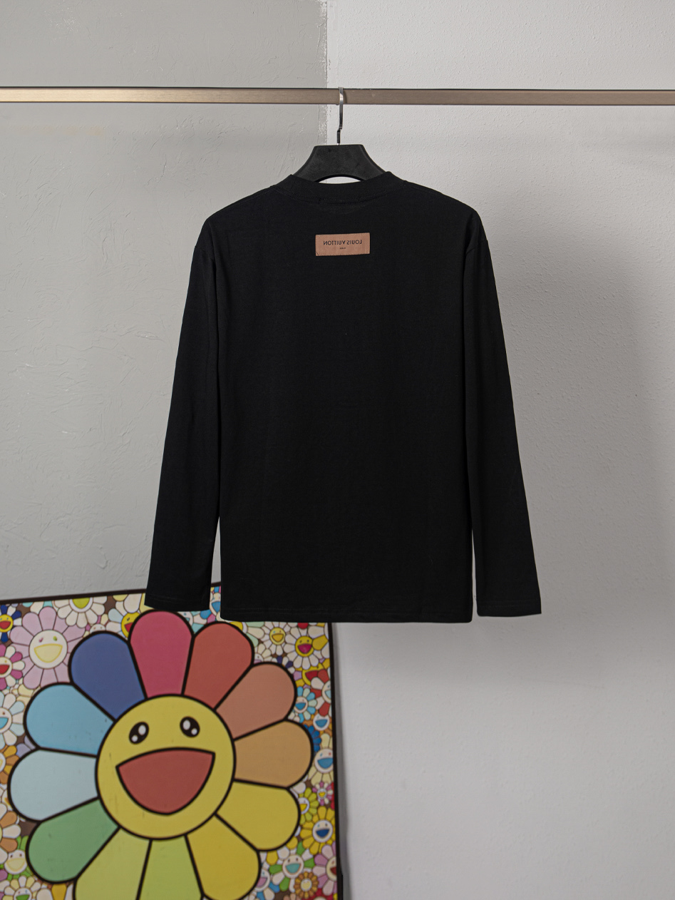 Cheap Louis Vuitton Long-Sleeved T-shirts for Men in 218798, $35 USD- [IB218798] - Replica Louis Vuitton Long-Sleeved T-shirts for Men