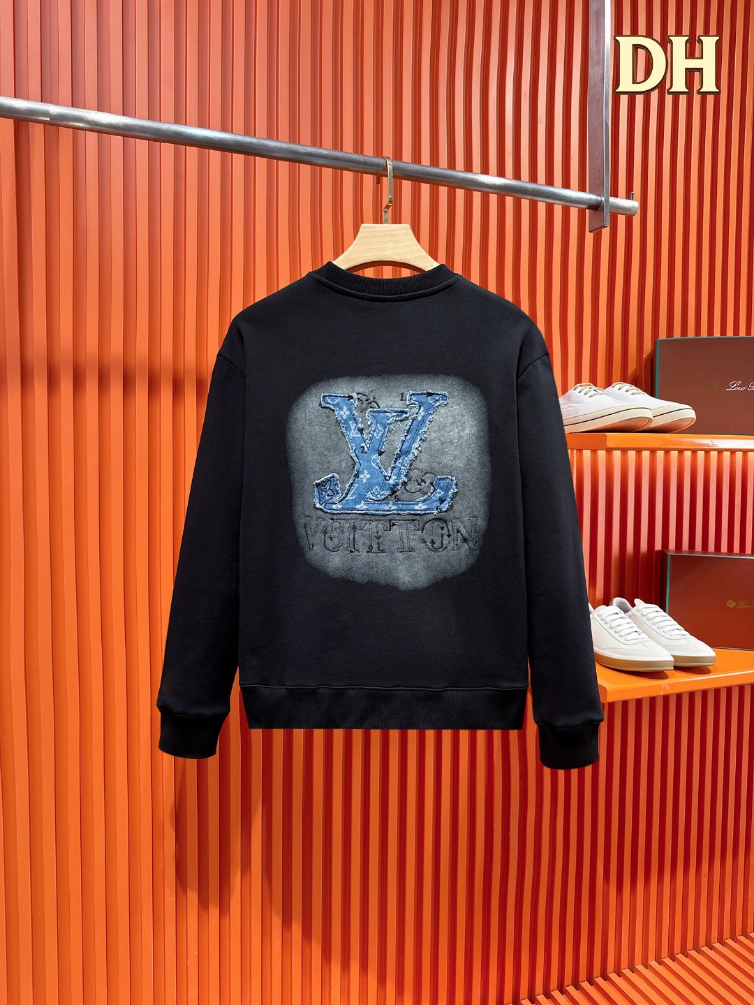 Cheap Louis Vuitton Hoodies for Men in 218844, $50 USD- [IB218844] - Replica Louis Vuitton Hoodies for Men