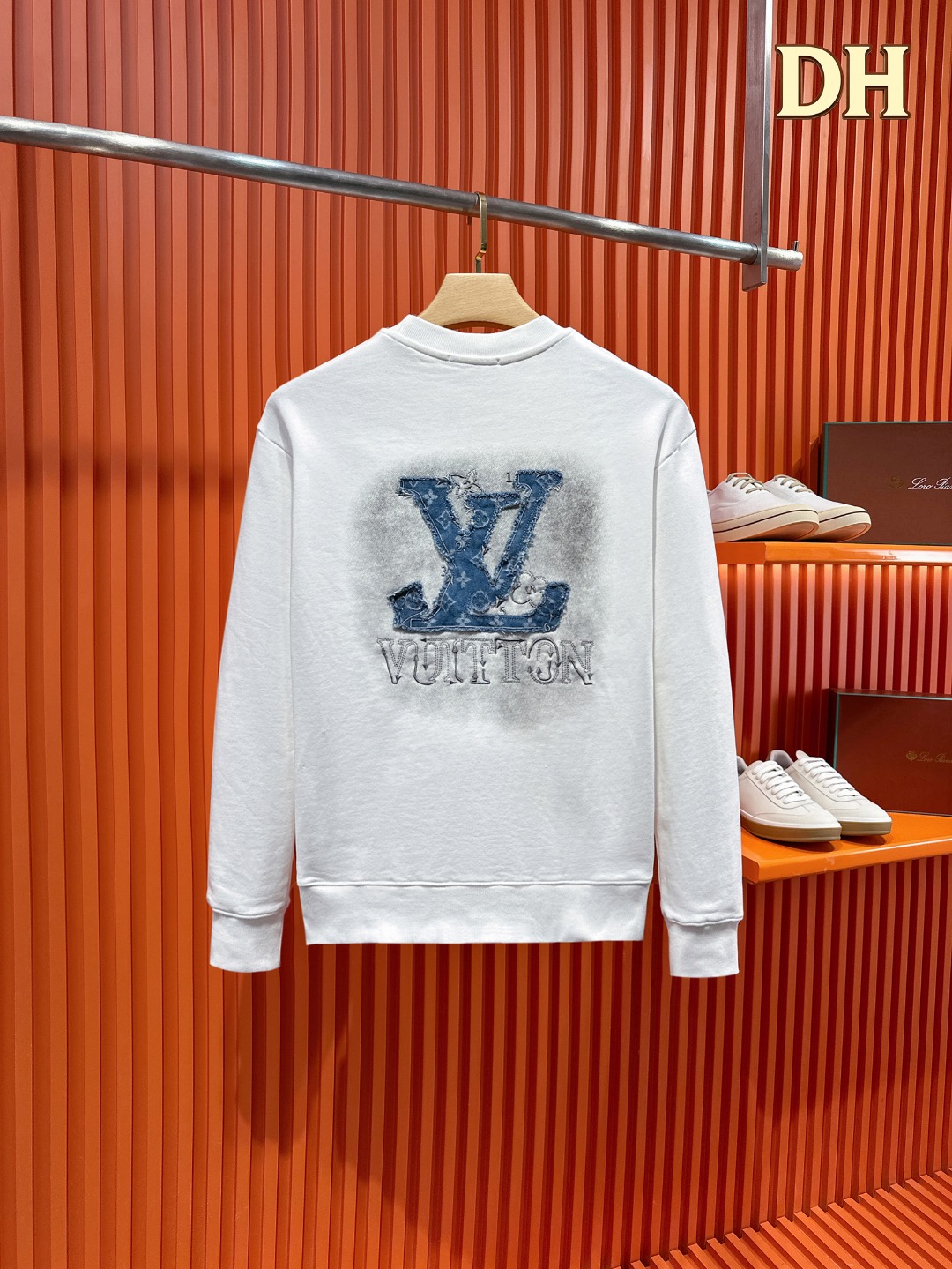 Cheap Louis Vuitton Hoodies for Men in 218845, $50 USD- [IB218845] - Replica Louis Vuitton Hoodies for Men