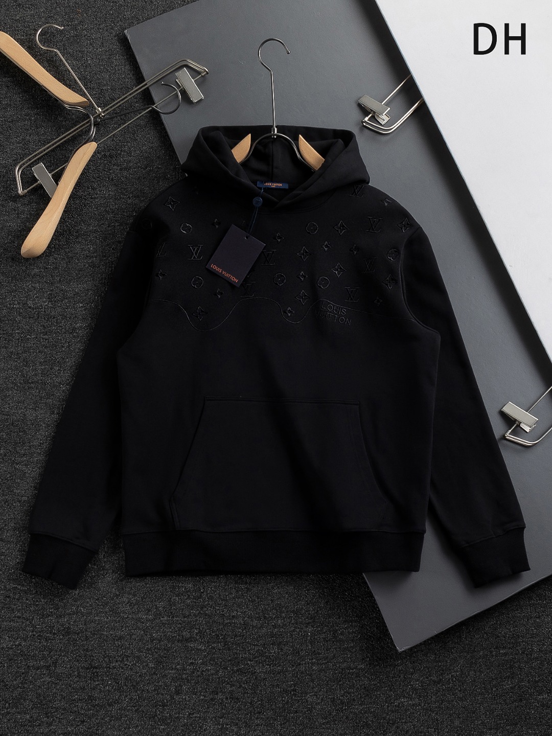 Cheap Louis Vuitton Hoodies for Men in 218850, $55 USD- [IB218850] - Replica Louis Vuitton Hoodies for Men