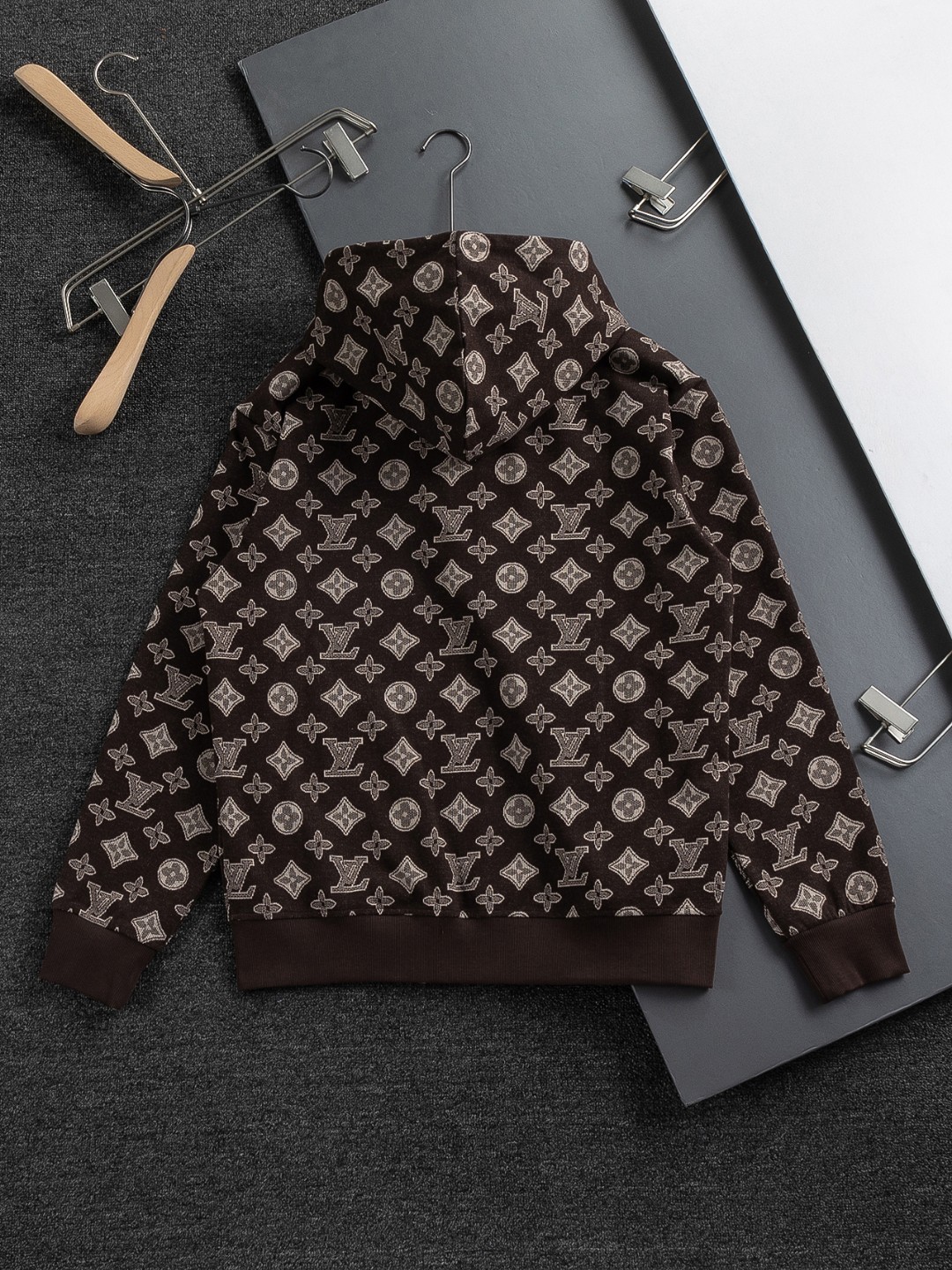 Cheap Louis Vuitton Hoodies for Men in 218852, $65 USD- [IB218852] - Replica Louis Vuitton Hoodies for Men