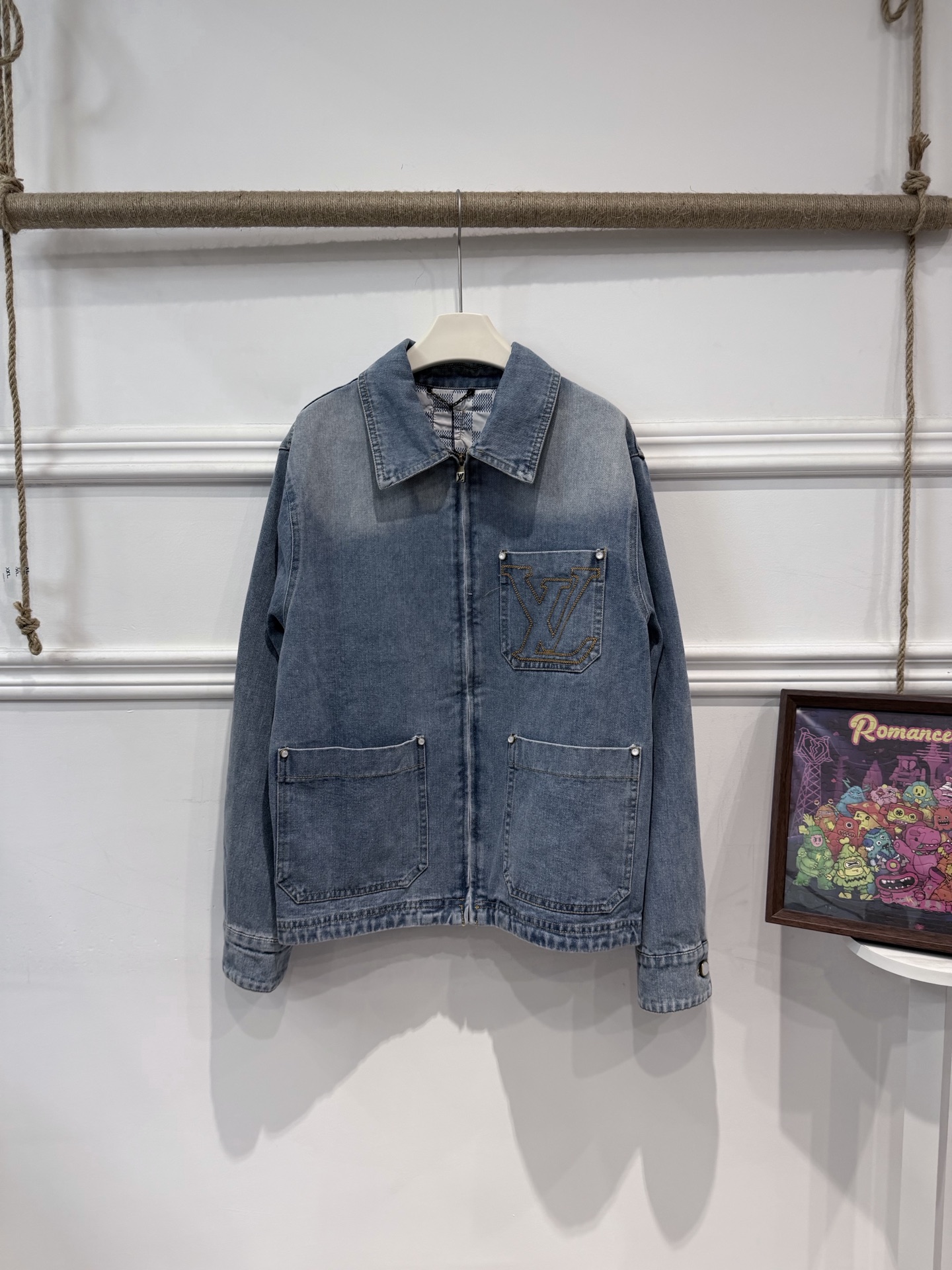 Cheap Louis Vuitton Thin Jackets For Men in 218868, $50 USD- [IB218868] - Replica Louis Vuitton Thin Jackets For Men