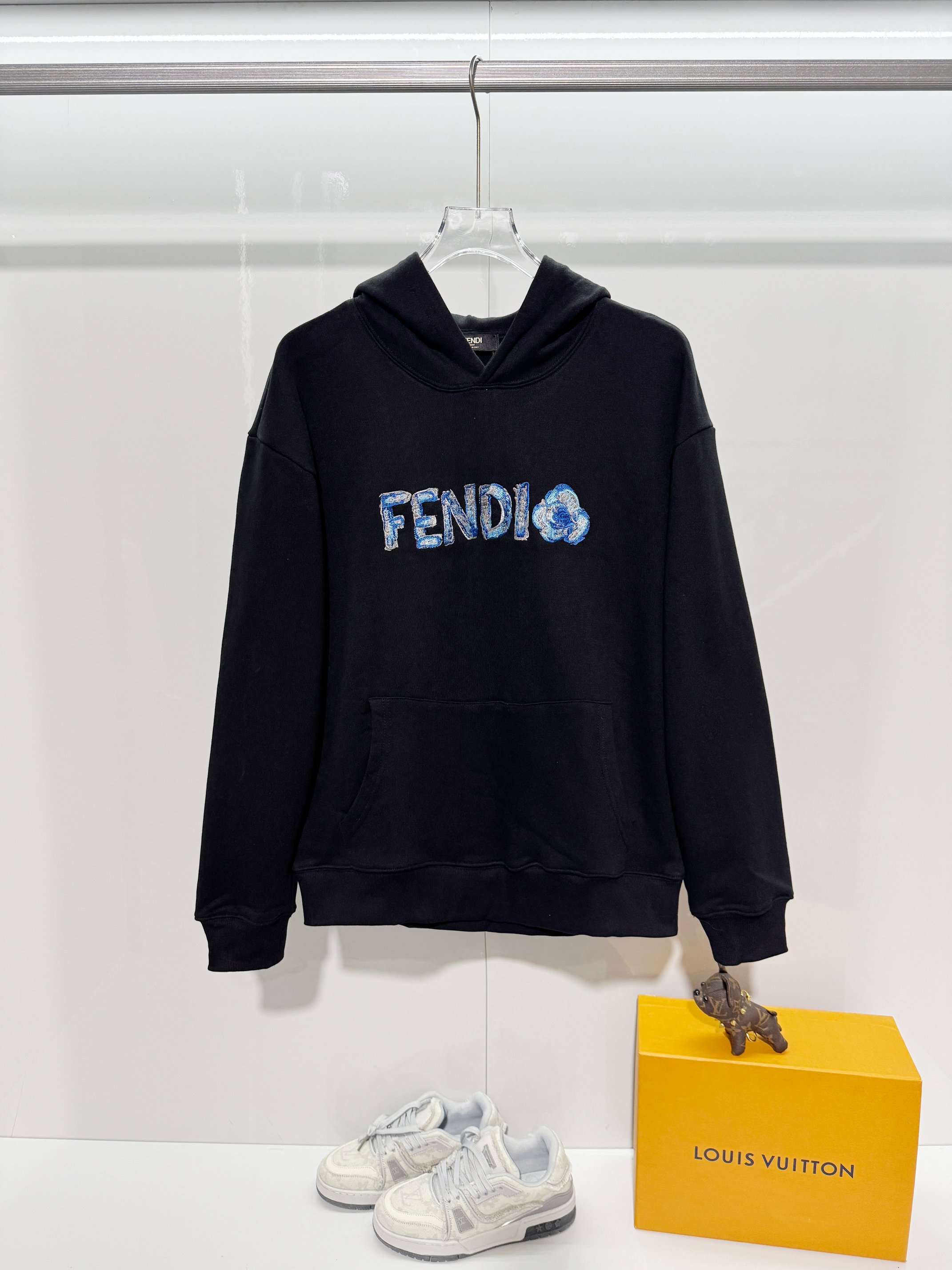 Cheap Fendi Hoodies for Men in 218901, $50 USD- [IB218901] - Replica Fendi Hoodies for Men