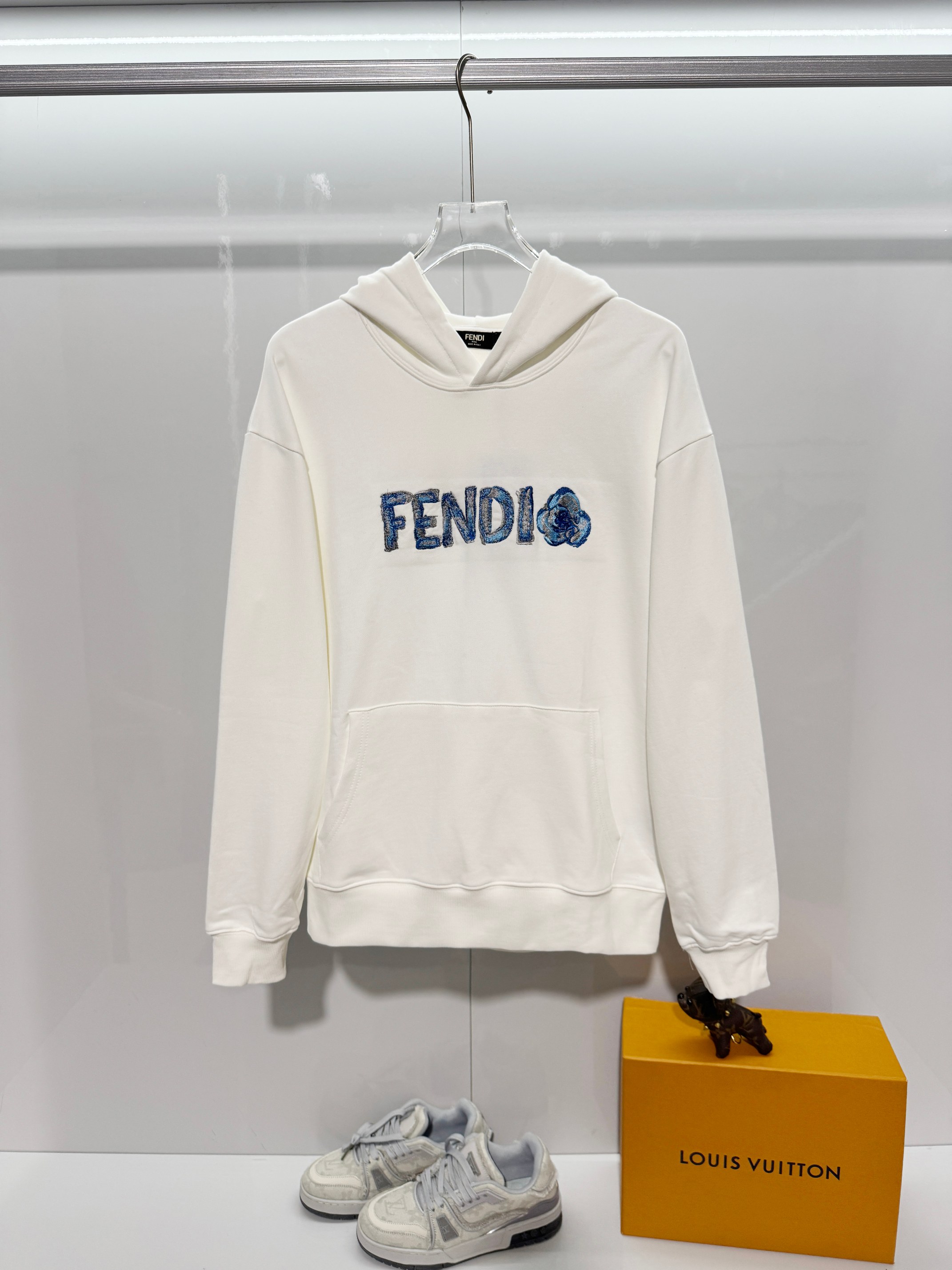 Cheap Fendi Hoodies for Men in 218902, $50 USD- [IB218902] - Replica Fendi Hoodies for Men