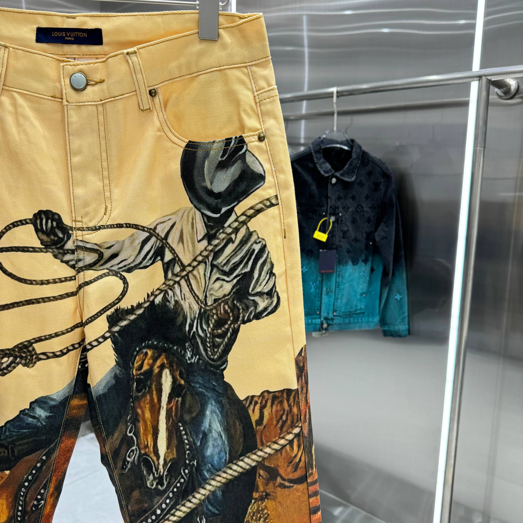 Cheap Louis Vuitton Jeans for Men in 218929, $65 USD- [IB218929] - Replica Louis Vuitton Jeans for Men