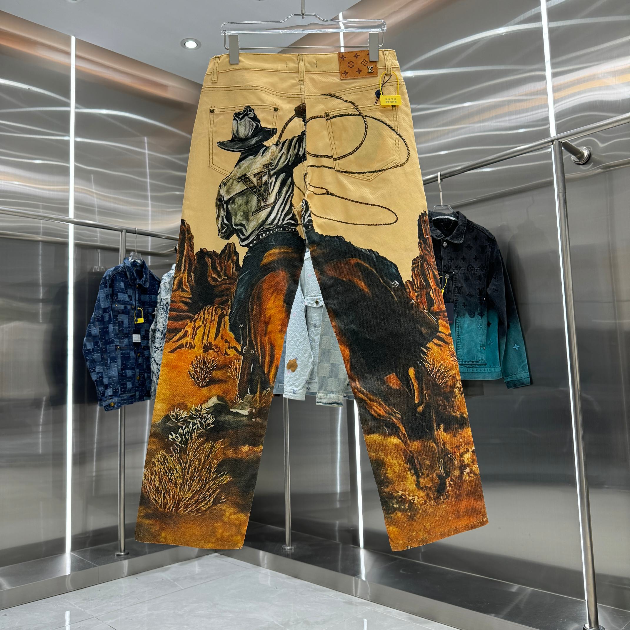 Cheap Louis Vuitton Jeans for Men in 218929, $65 USD- [IB218929] - Replica Louis Vuitton Jeans for Men