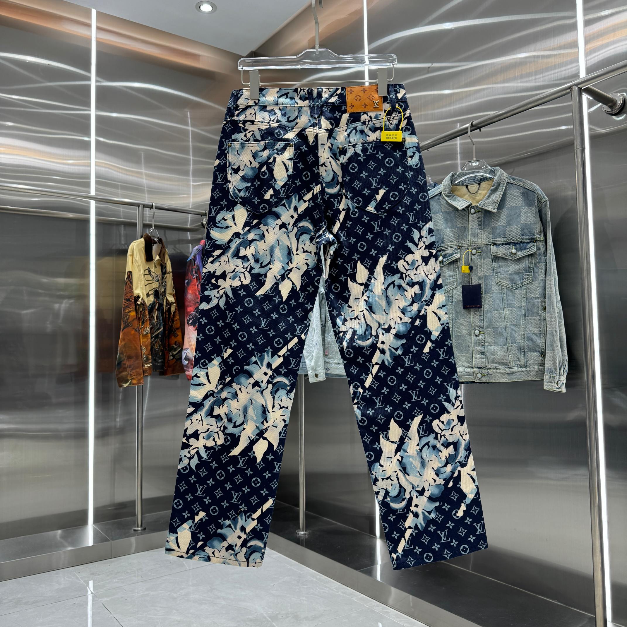 Cheap Louis Vuitton Jeans for Men in 218933, $65 USD- [IB218933] - Replica Louis Vuitton Jeans for Men