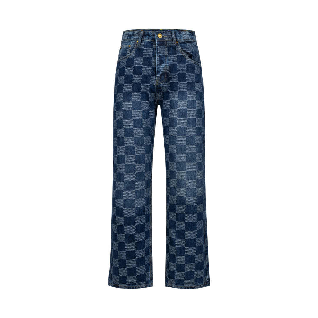 Cheap Louis Vuitton Jeans for Men in 218936, $70 USD- [IB218936] - Replica Louis Vuitton Jeans for Men