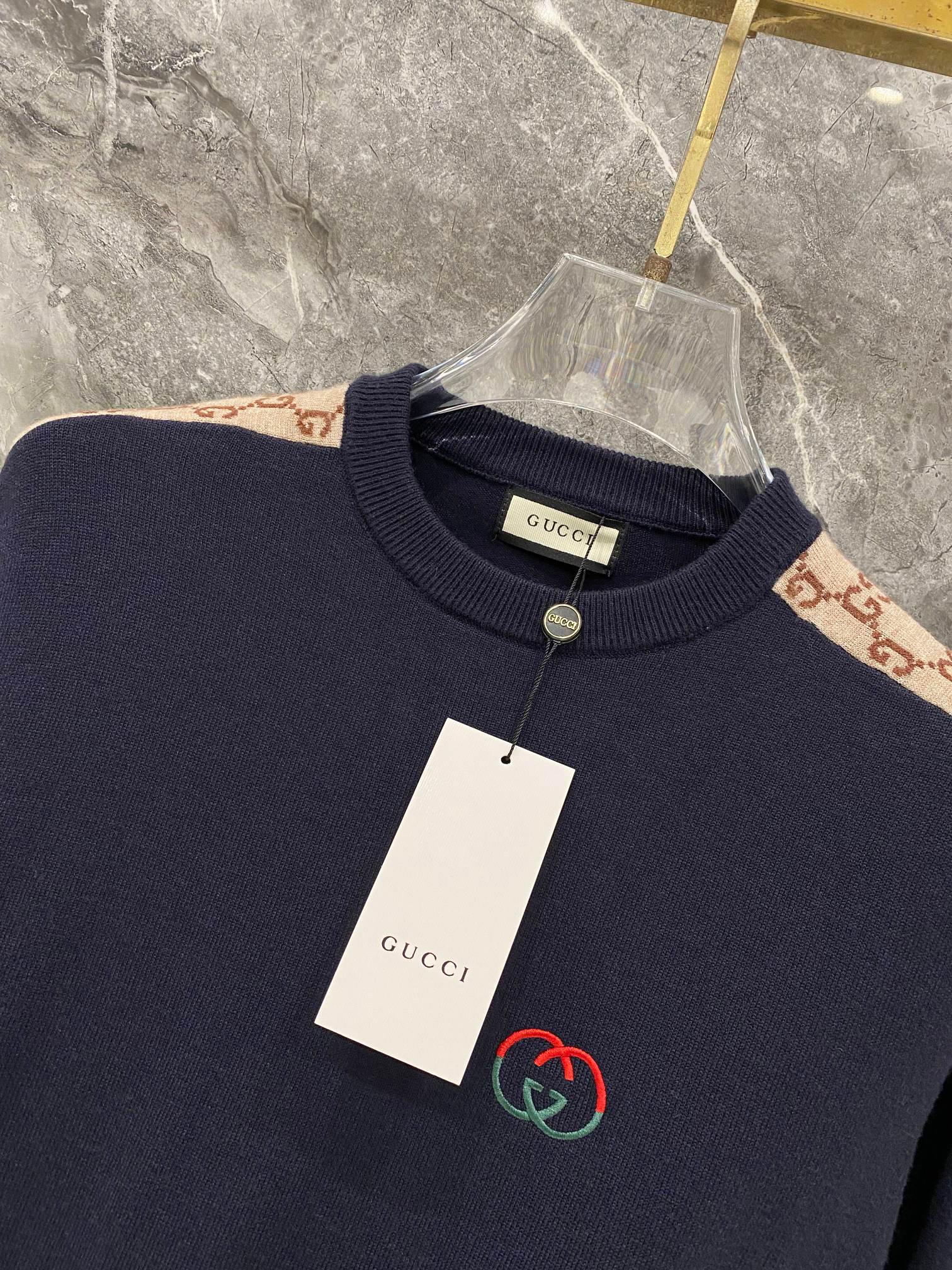 Cheap Gucci Sweaters for Men in 218986, $50 USD- [IB218986] - Replica Gucci Sweaters for Men