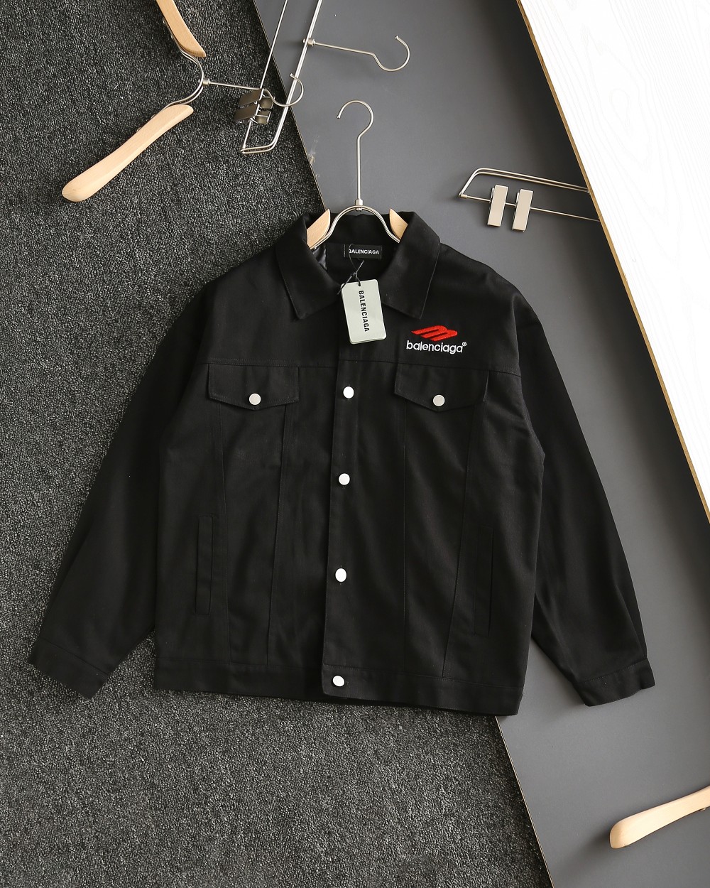 Cheap Balenciaga Jackets for Men in 218997, $65 USD- [IB218997] - Replica Balenciaga Jackets for Men