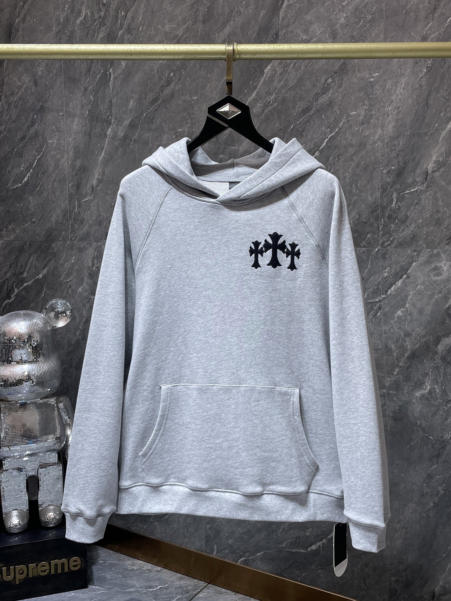 Cheap Chrome hearts Hoody in 219001, $60 USD- [IB219001] - Replica Chrome hearts Hoody