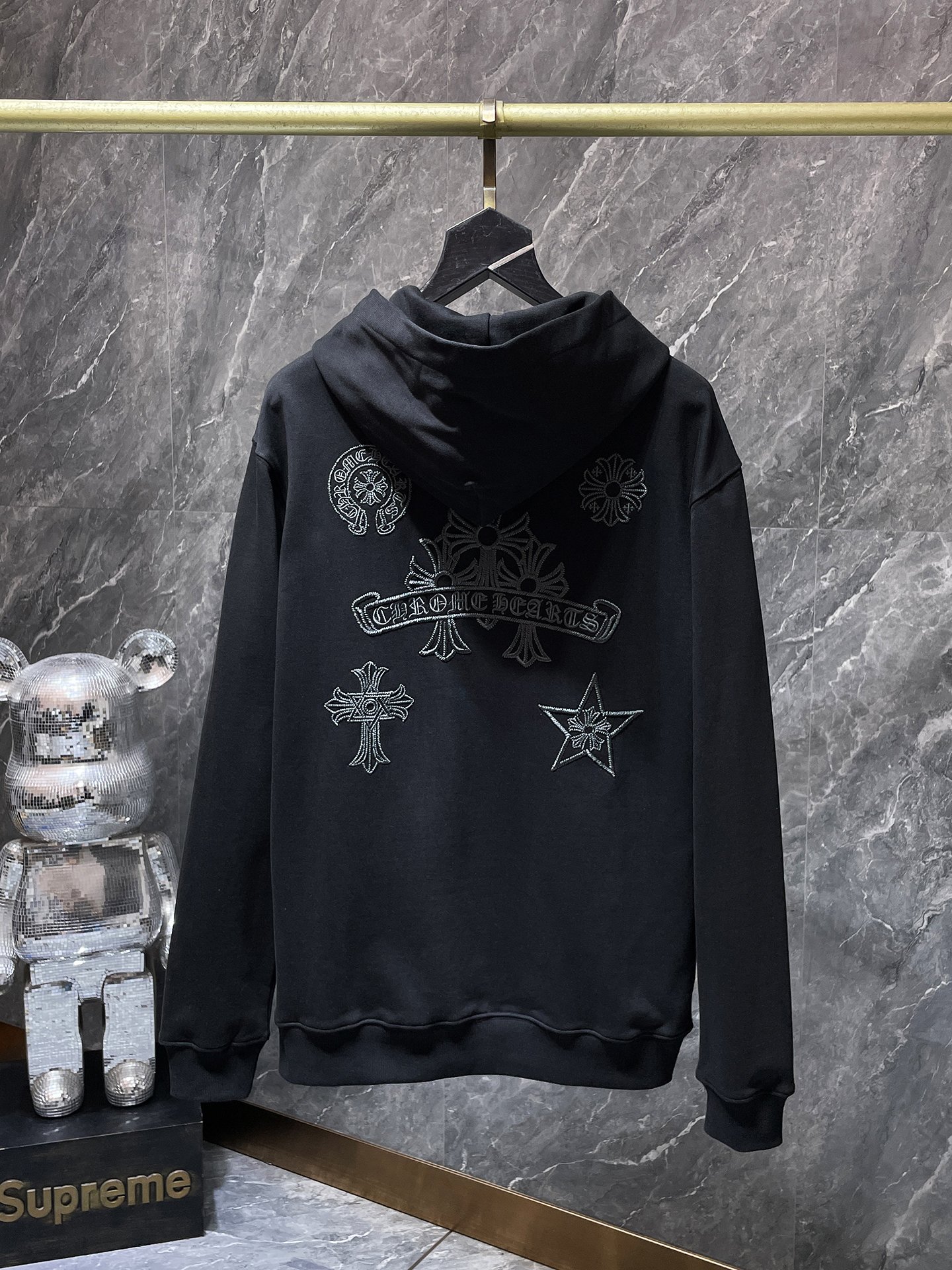 Cheap Chrome hearts Hoody in 219002, $60 USD- [IB219002] - Replica Chrome hearts Hoody