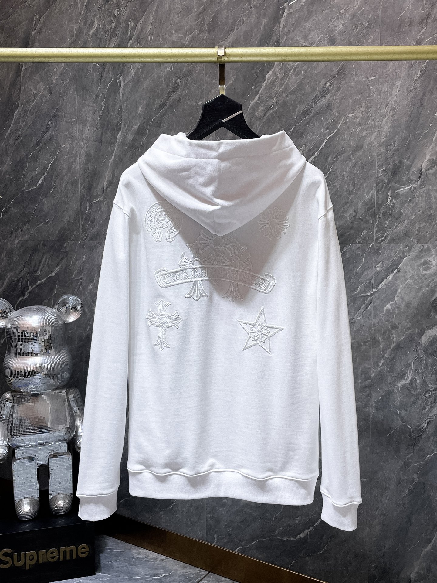 Cheap Chrome hearts Hoody in 219003, $60 USD- [IB219003] - Replica Chrome hearts Hoody