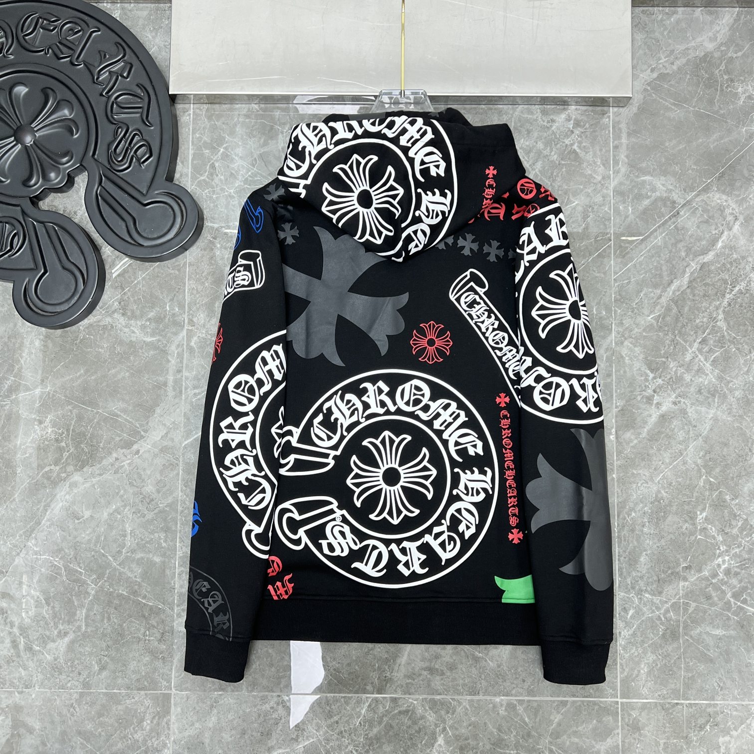 Cheap Chrome hearts Hoody in 219005, $65 USD- [IB219005] - Replica Chrome hearts Hoody