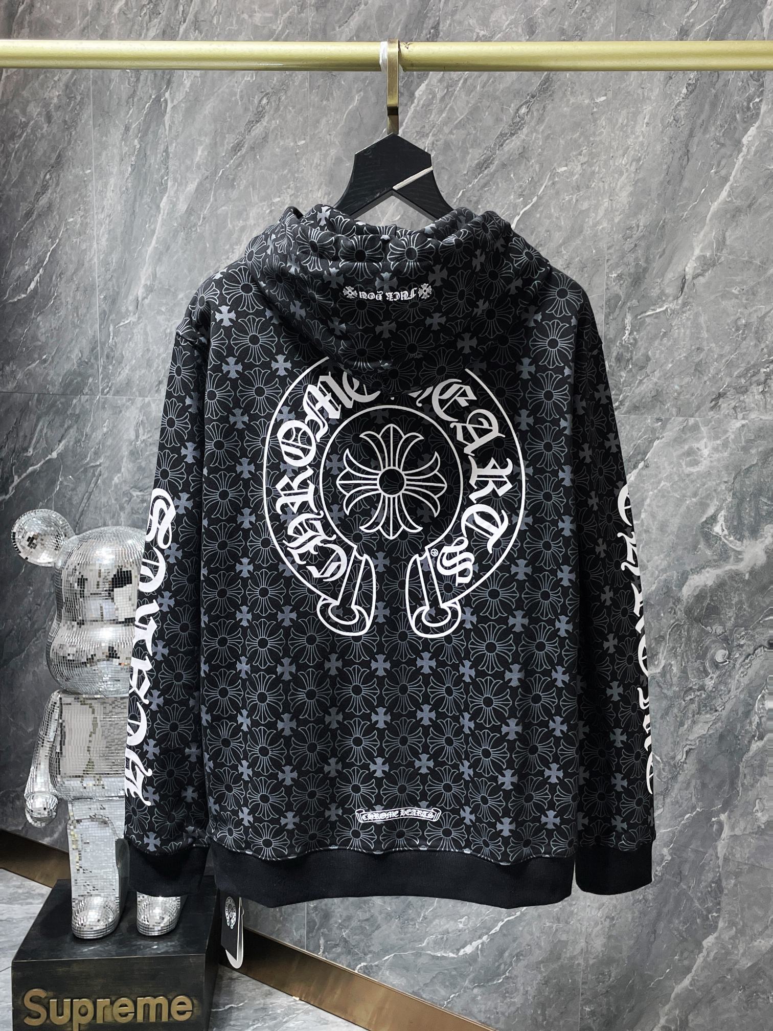 Cheap Chrome hearts Hoody in 219006, $65 USD- [IB219006] - Replica Chrome hearts Hoody