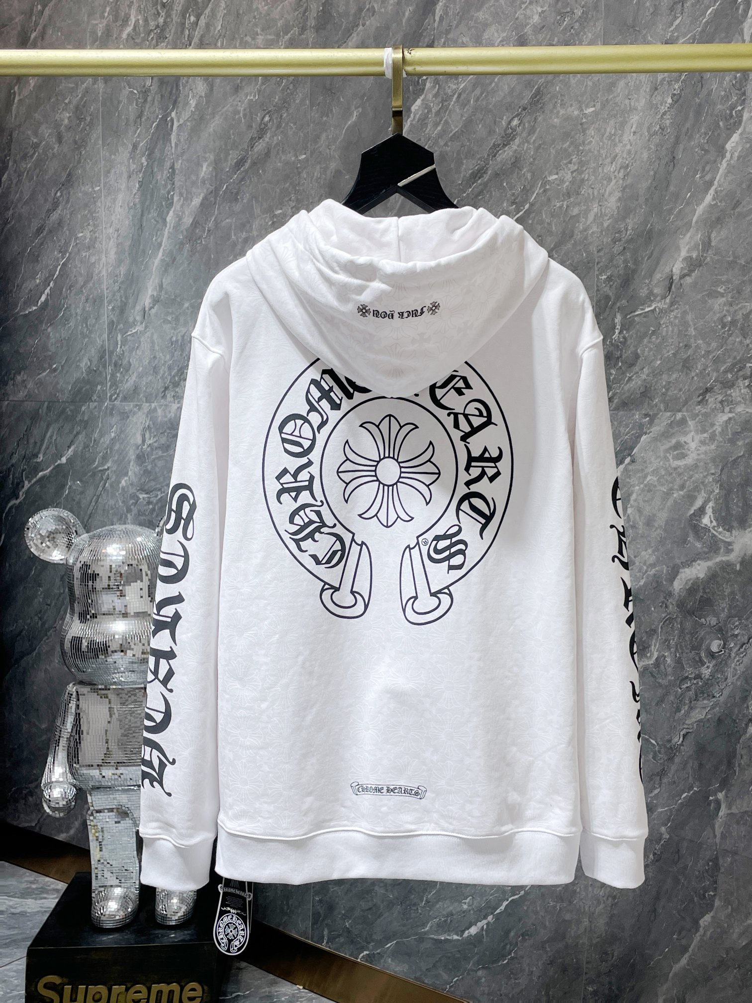 Cheap Chrome hearts Hoody in 219007, $65 USD- [IB219007] - Replica Chrome hearts Hoody