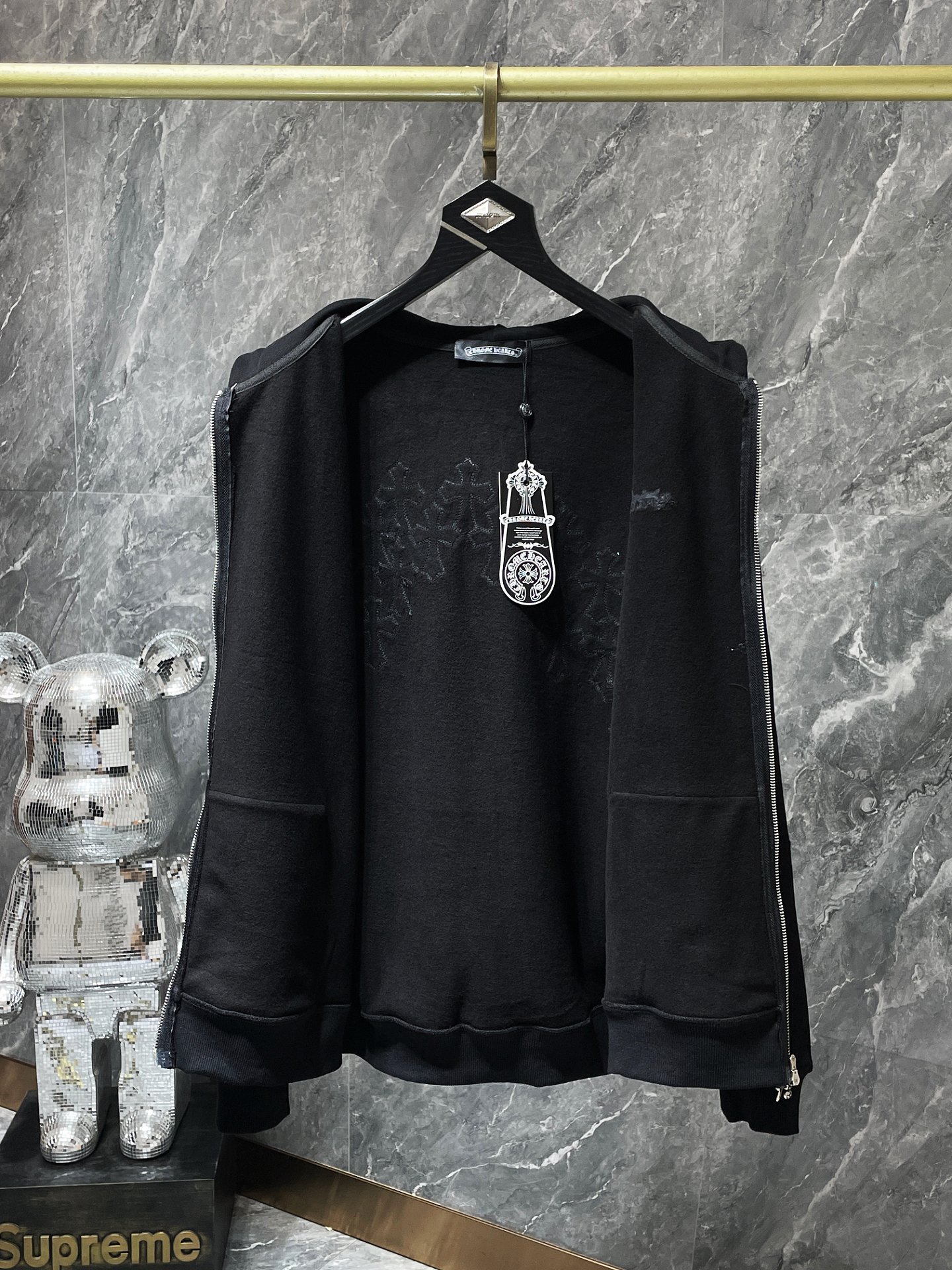 Cheap Chrome hearts Hoody in 219008, $65 USD- [IB219008] - Replica Chrome hearts Hoody