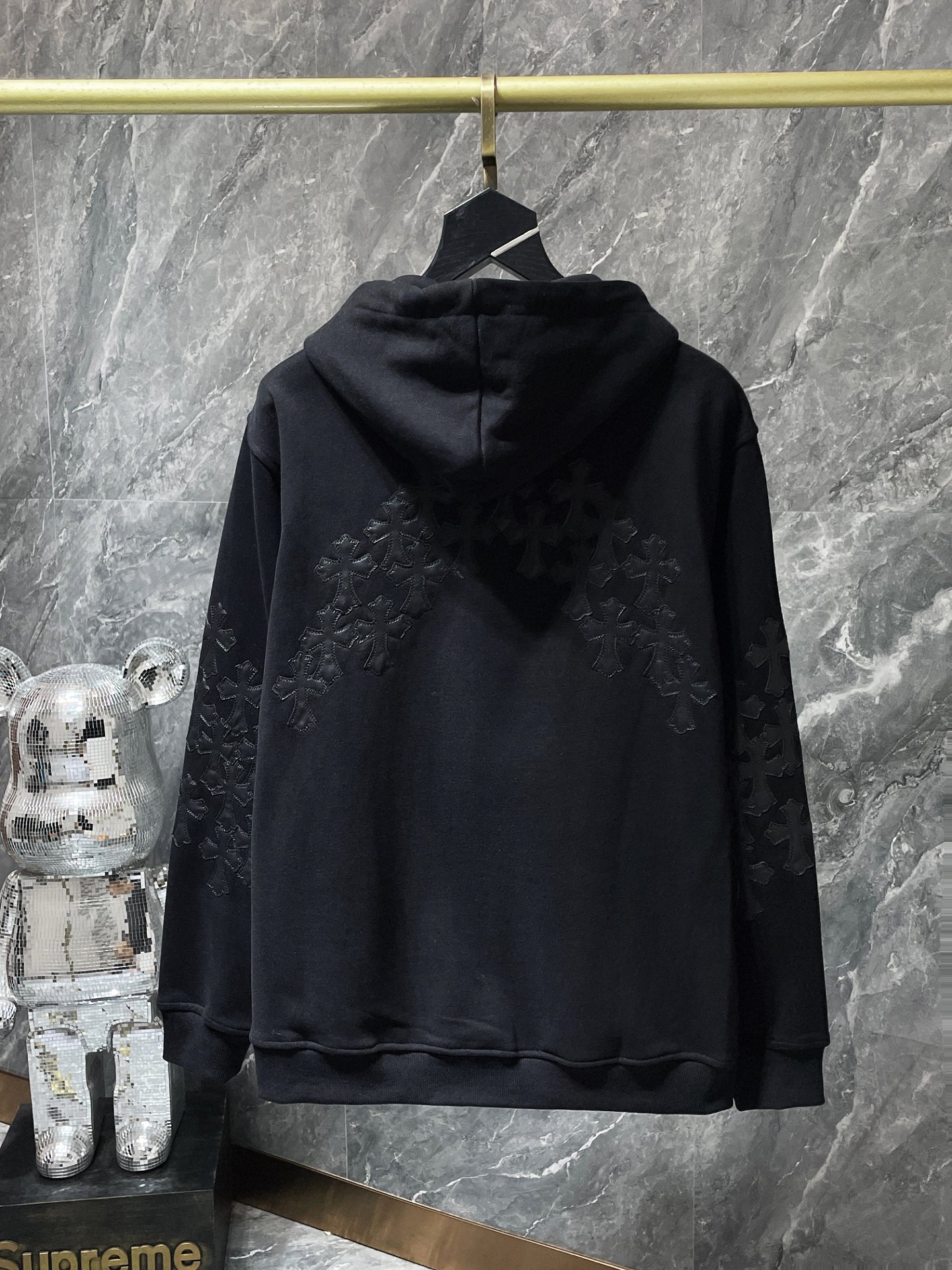 Cheap Chrome hearts Hoody in 219008, $65 USD- [IB219008] - Replica Chrome hearts Hoody