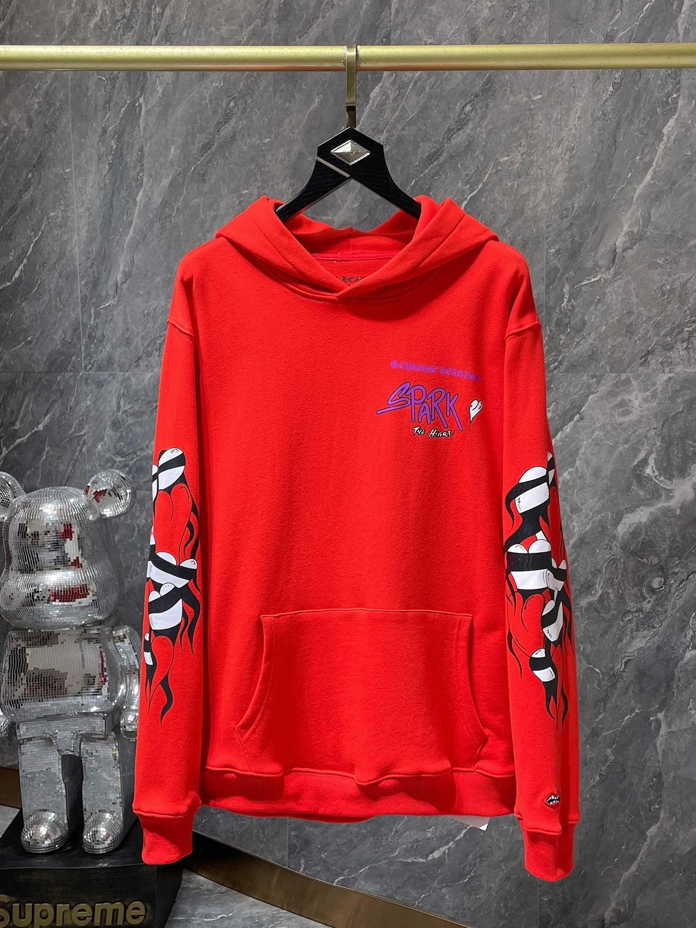 Cheap Chrome hearts Hoody in 219010, $60 USD- [IB219010] - Replica Chrome hearts Hoody