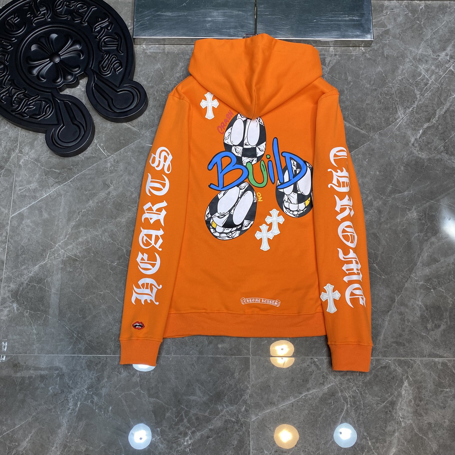 Cheap Chrome hearts Hoody in 219012, $60 USD- [IB219012] - Replica Chrome hearts Hoody