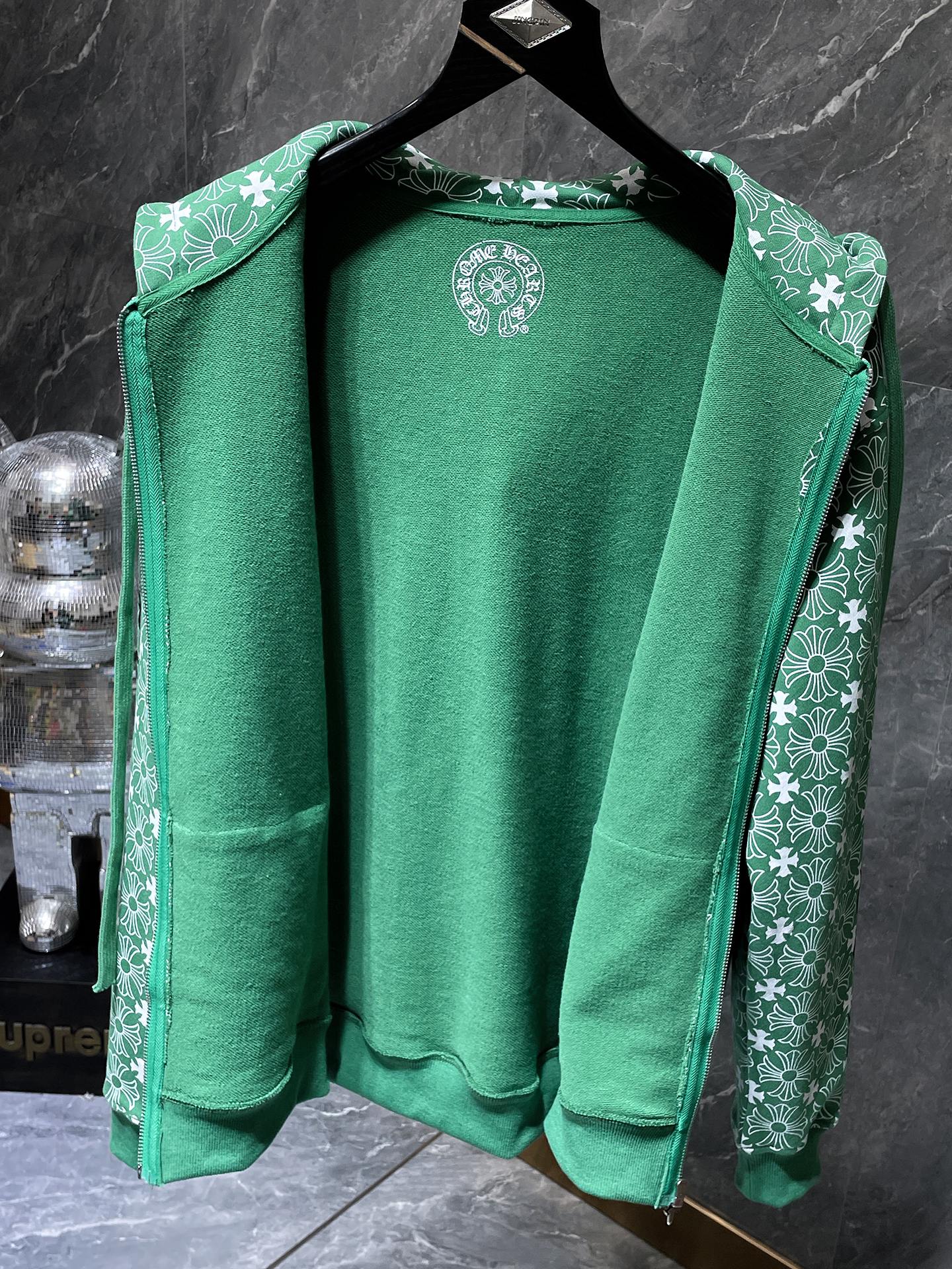 Cheap Chrome hearts Hoody in 219013, $60 USD- [IB219013] - Replica Chrome hearts Hoody