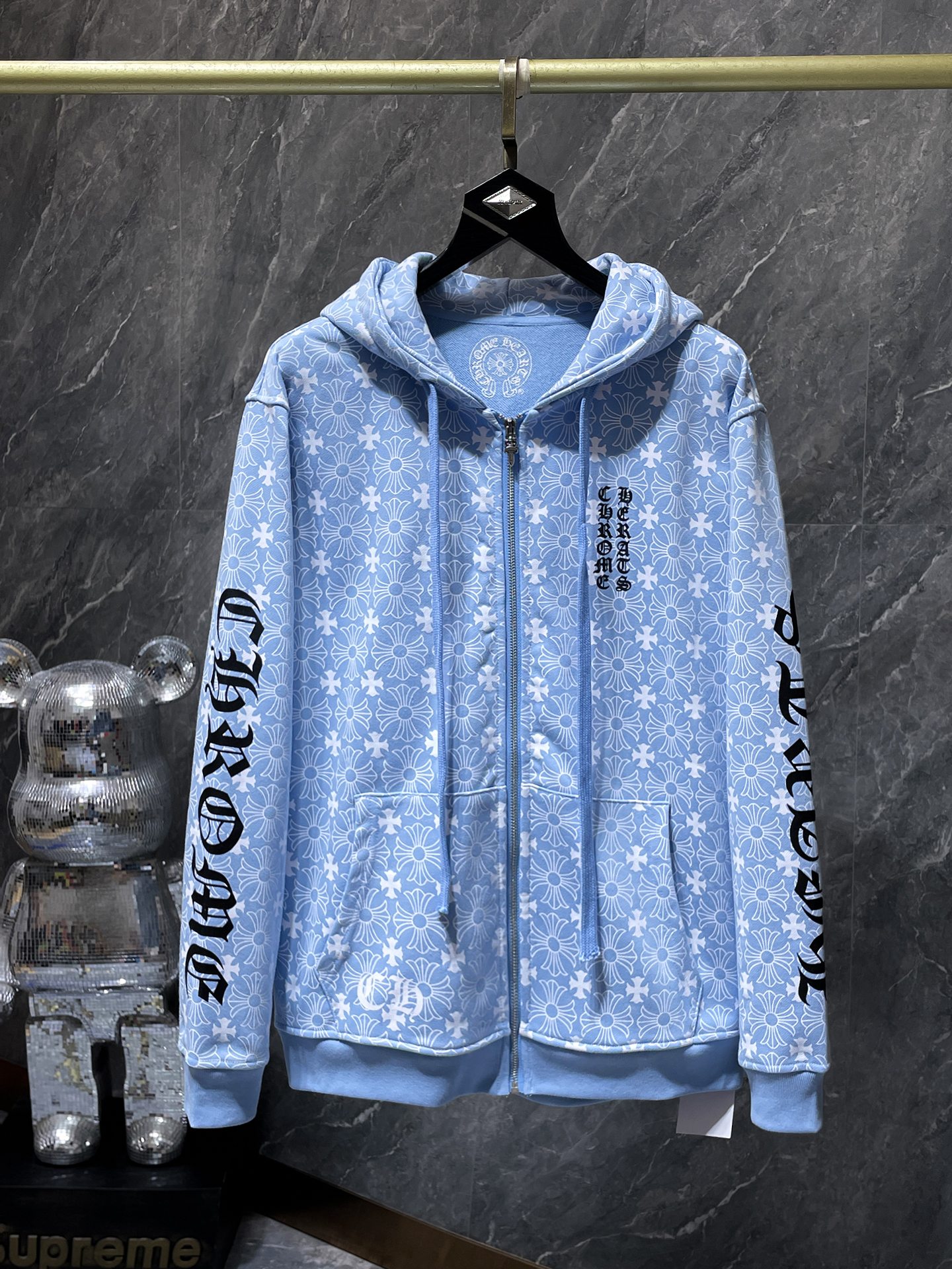 Cheap Chrome hearts Hoody in 219015, $60 USD- [IB219015] - Replica Chrome hearts Hoody