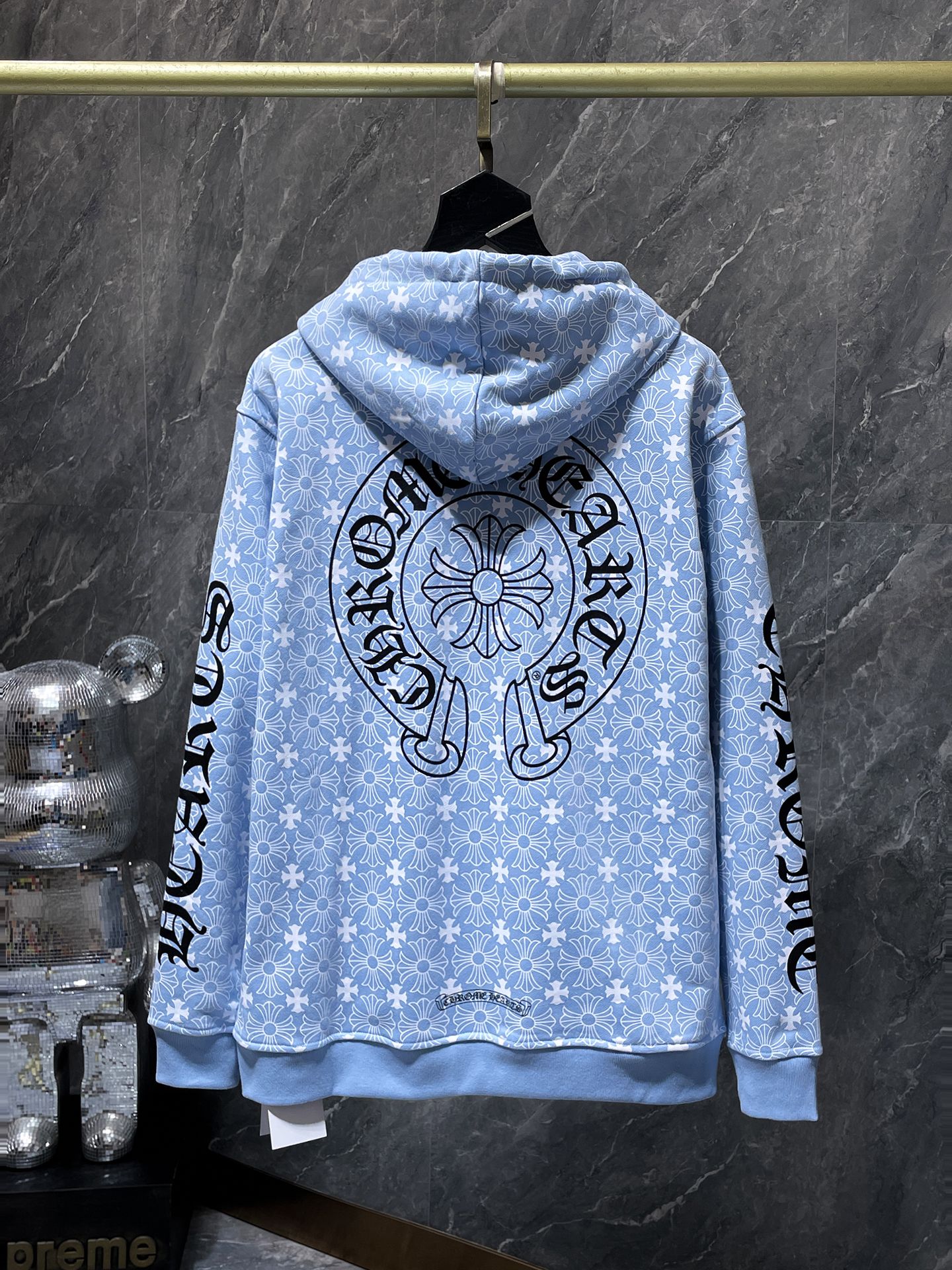 Cheap Chrome hearts Hoody in 219015, $60 USD- [IB219015] - Replica Chrome hearts Hoody