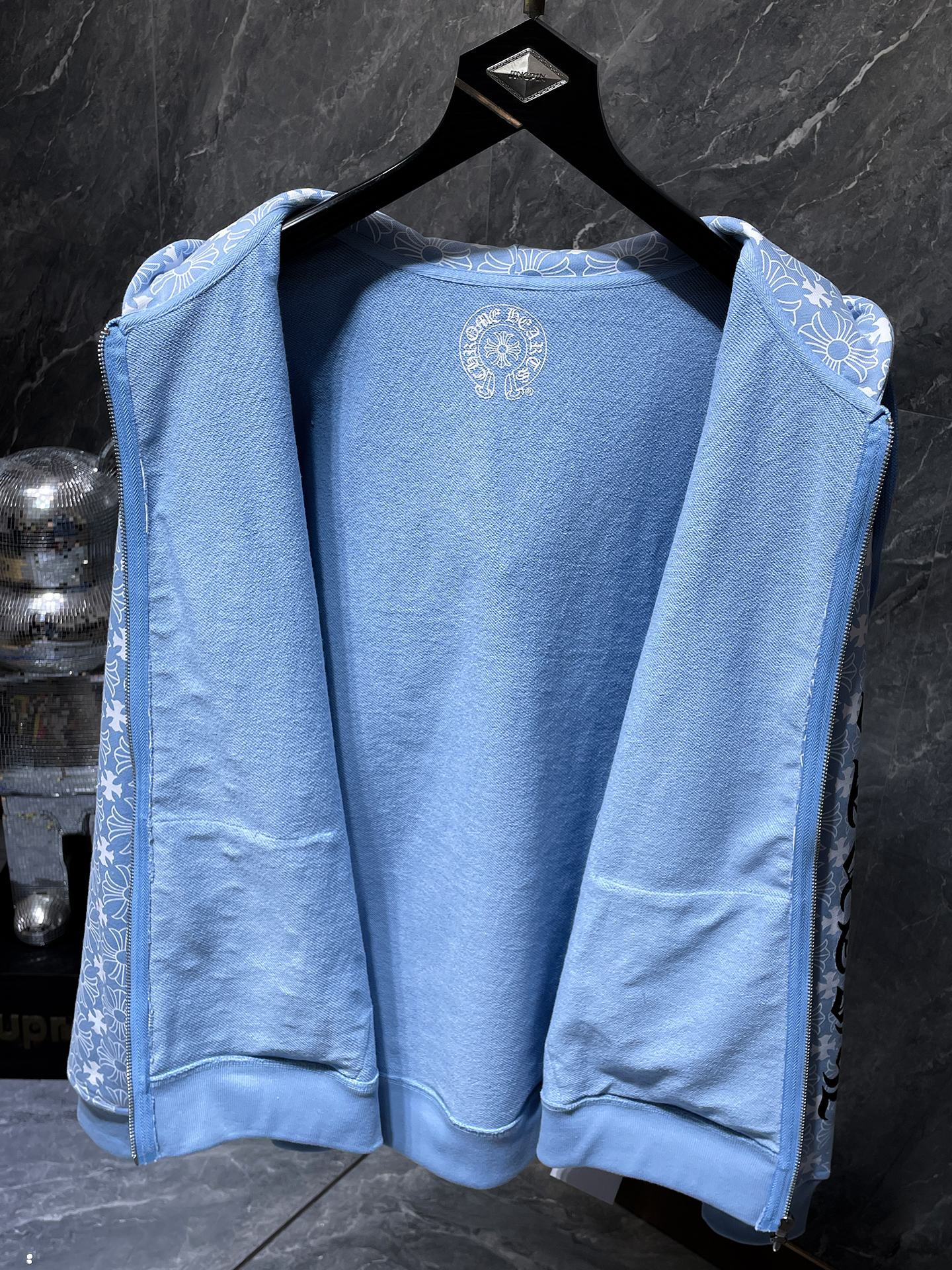 Cheap Chrome hearts Hoody in 219015, $60 USD- [IB219015] - Replica Chrome hearts Hoody