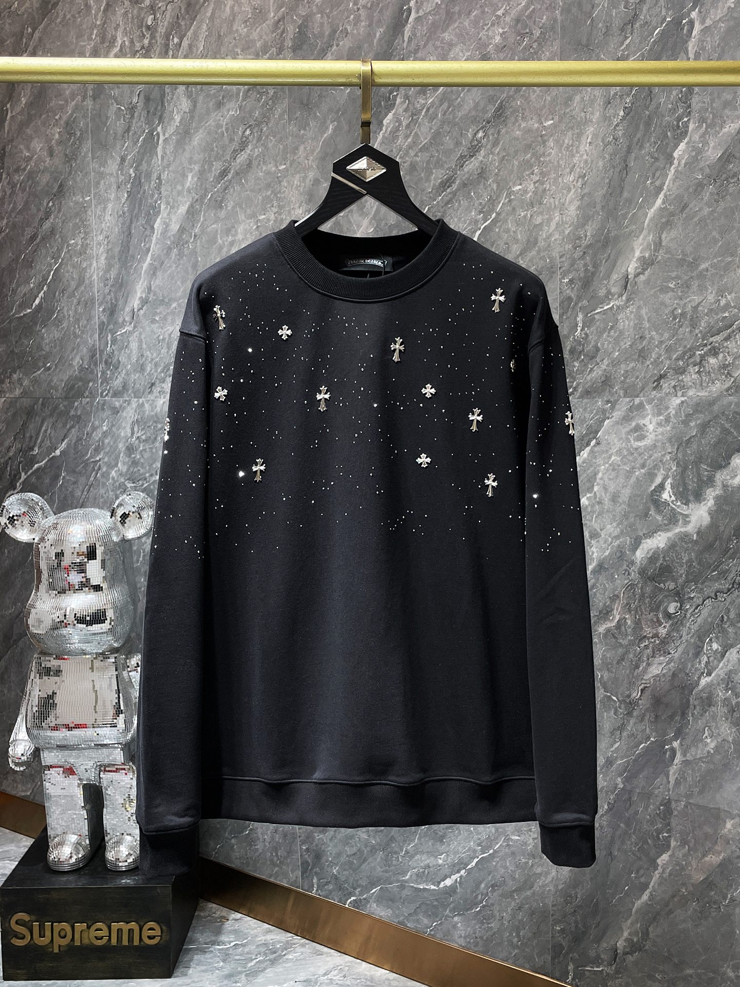 Cheap Chrome hearts Hoody in 219016, $50 USD- [IB219016] - Replica Chrome hearts Hoody