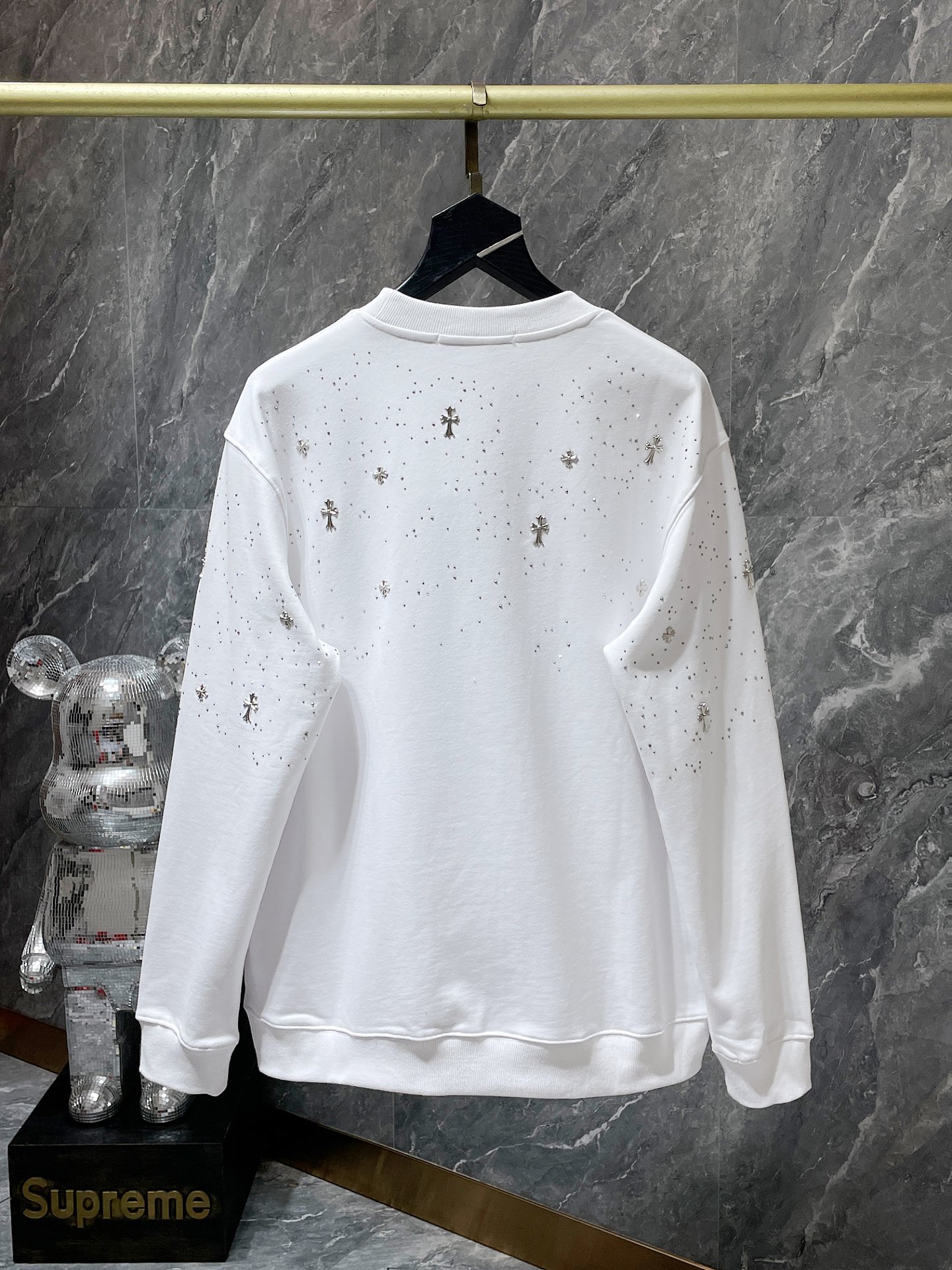 Cheap Chrome hearts Hoody in 219017, $50 USD- [IB219017] - Replica Chrome hearts Hoody