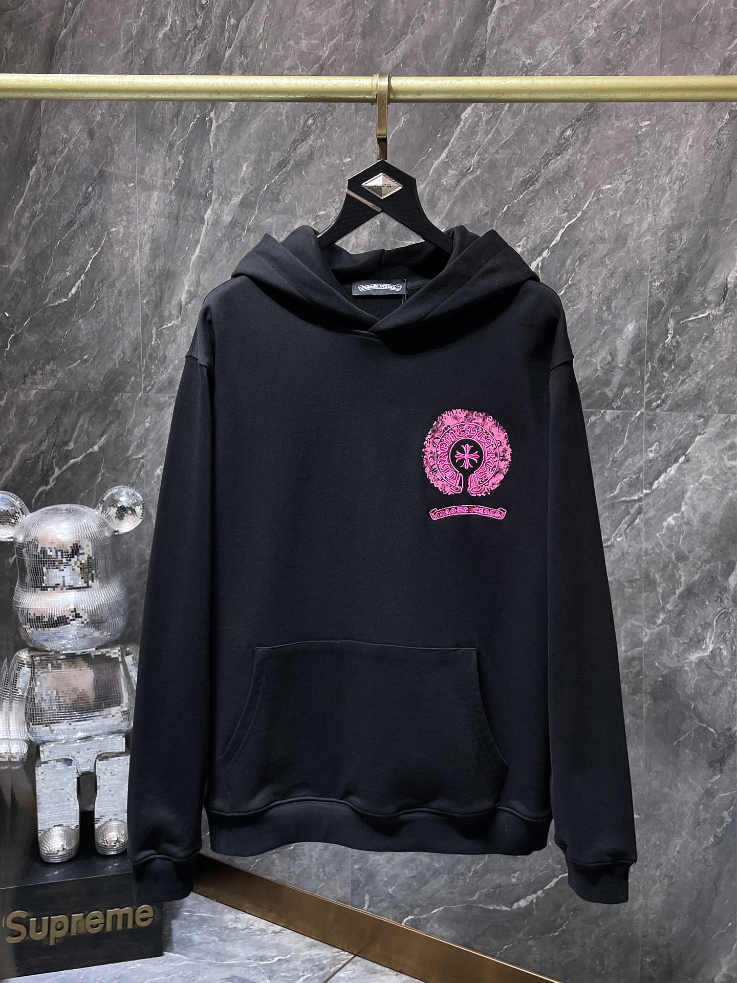 Cheap Chrome hearts Hoody in 219025, $55 USD- [IB219025] - Replica Chrome hearts Hoody
