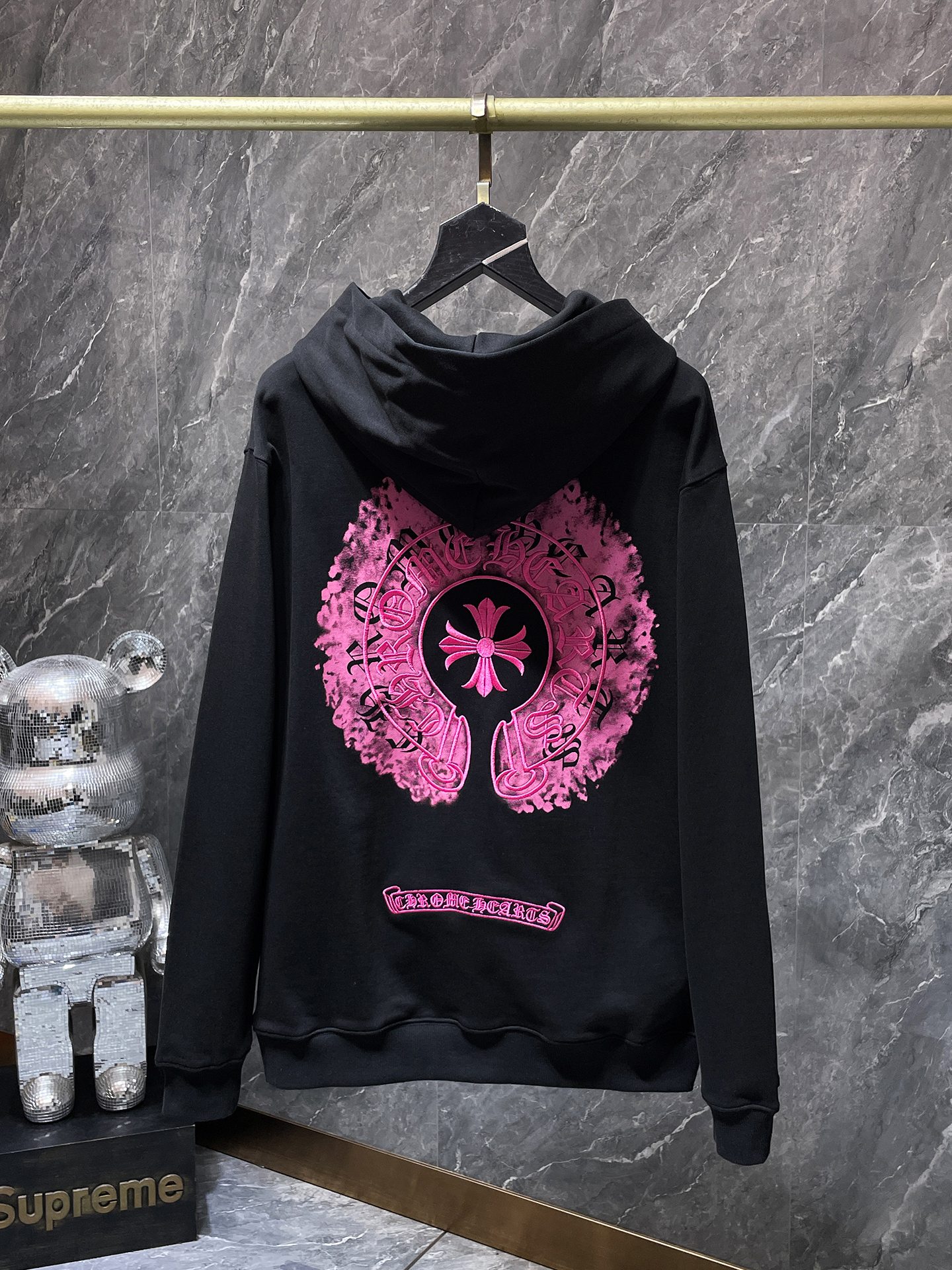 Cheap Chrome hearts Hoody in 219025, $55 USD- [IB219025] - Replica Chrome hearts Hoody