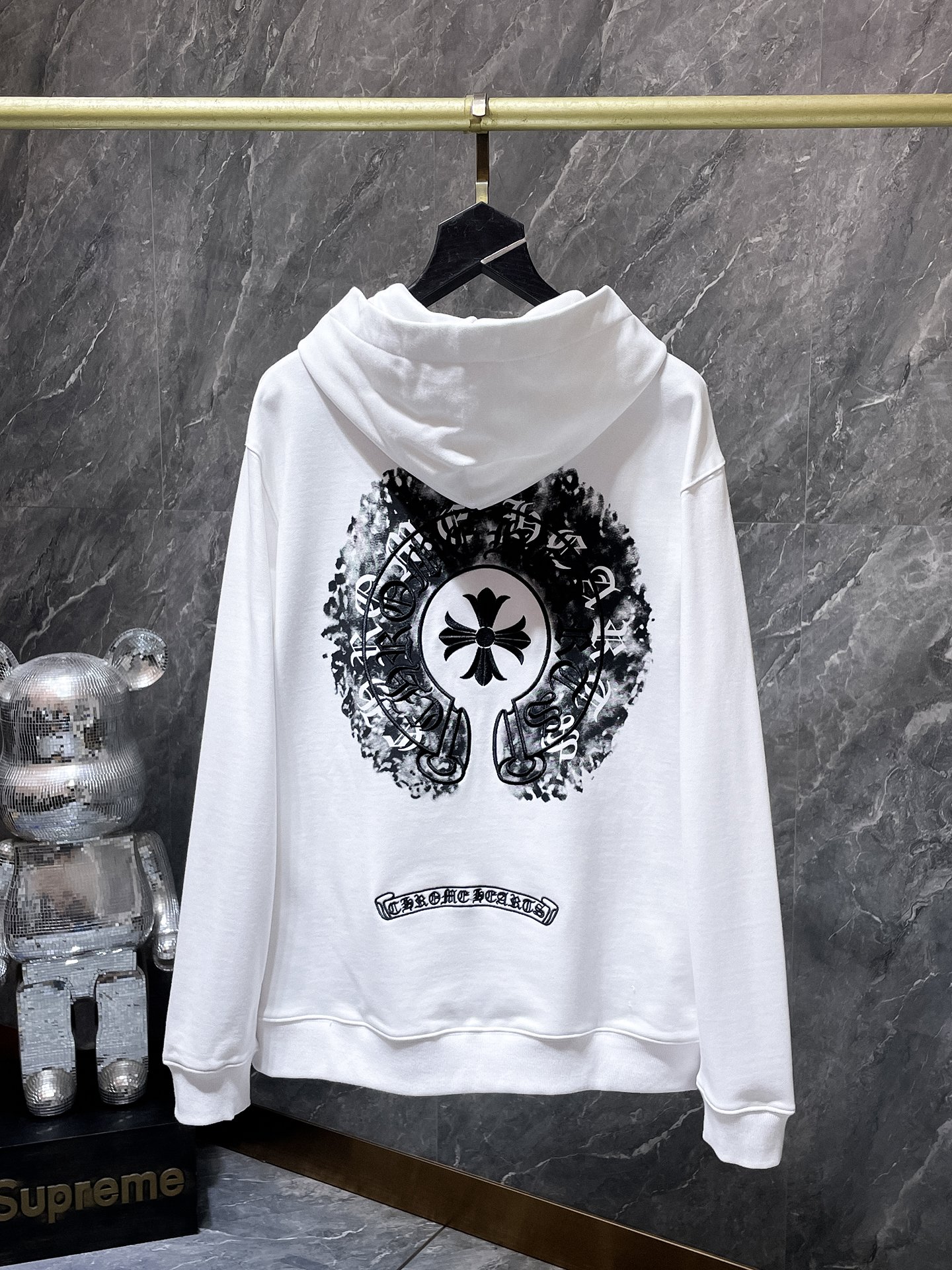 Cheap Chrome hearts Hoody in 219026, $55 USD- [IB219026] - Replica Chrome hearts Hoody